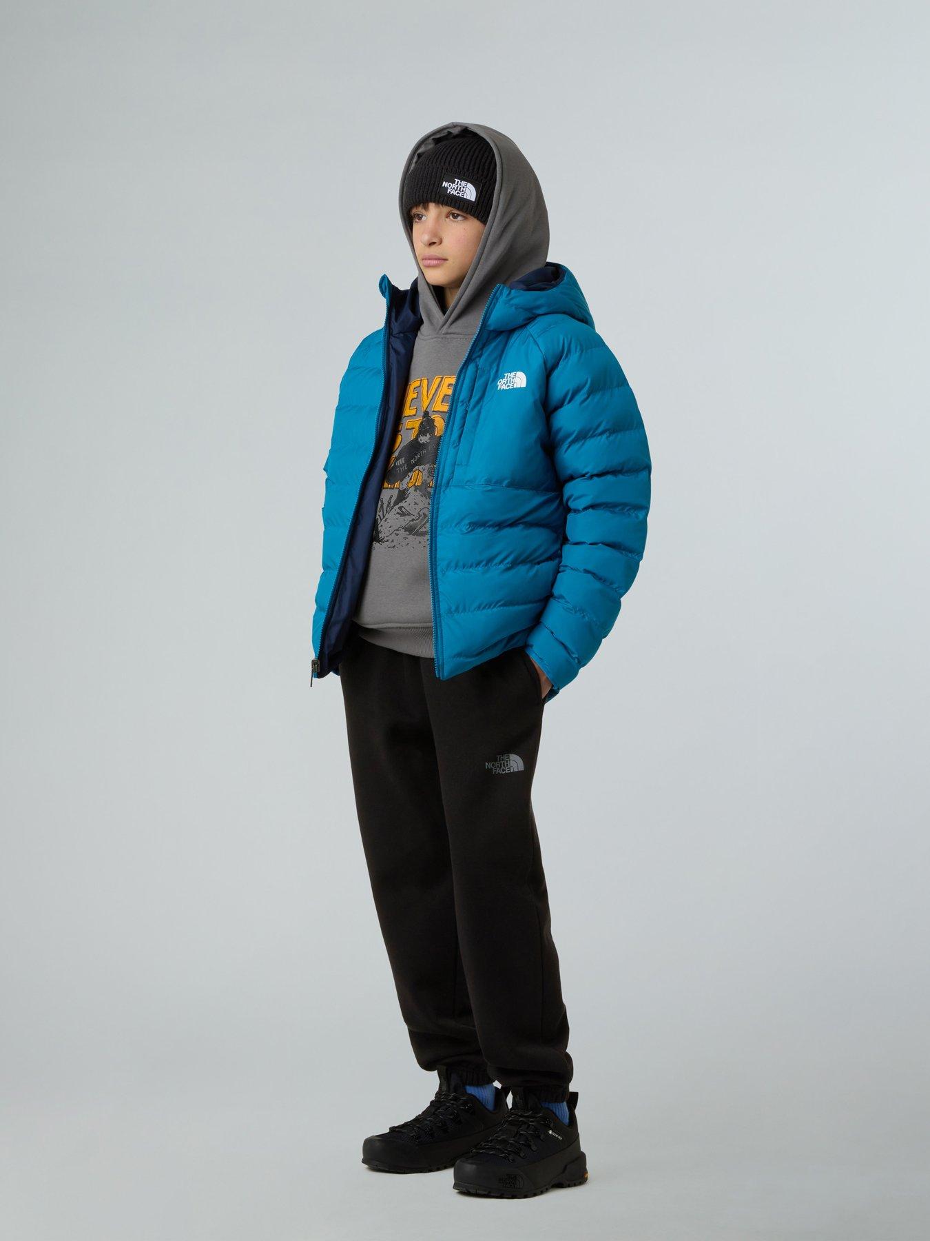 Image 4 of 4 of The North Face Boys Reversible Perrito Hooded Jacket - Blue