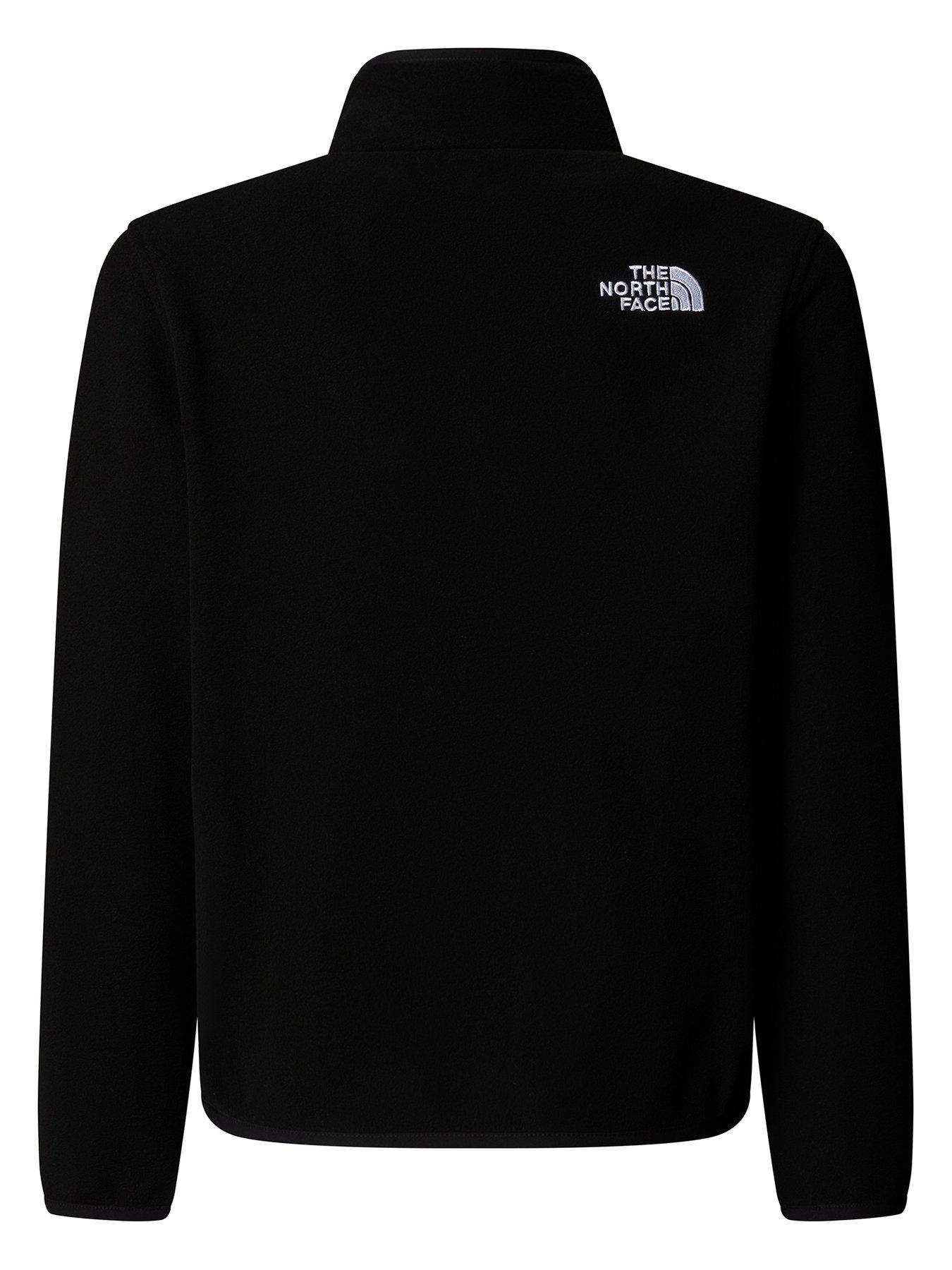 Image 3 of 5 of The North Face Teen Glacier 1/4 Zip Pullover - Black