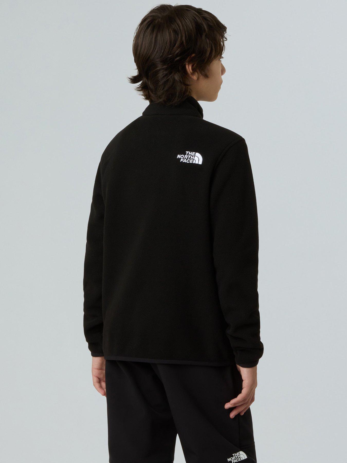 Image 4 of 5 of The North Face Teen Glacier 1/4 Zip Pullover - Black