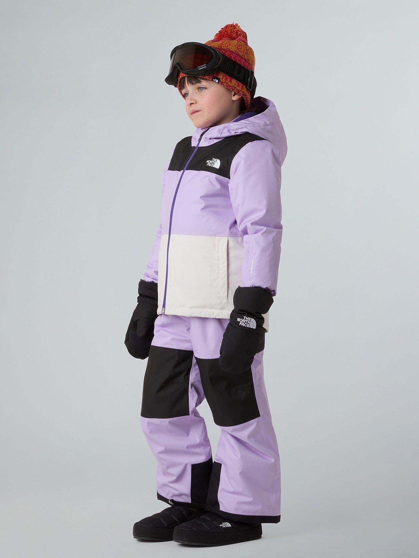  image of the-north-face-kids-freedom-insulated-ski-jacket-purple