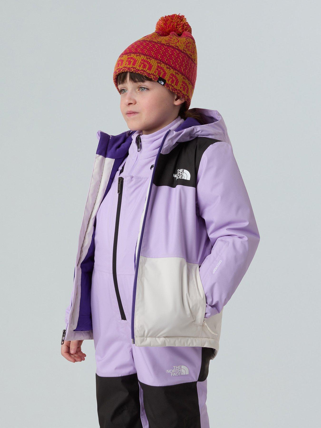  image of the-north-face-kids-freedom-insulated-ski-jacket-purple