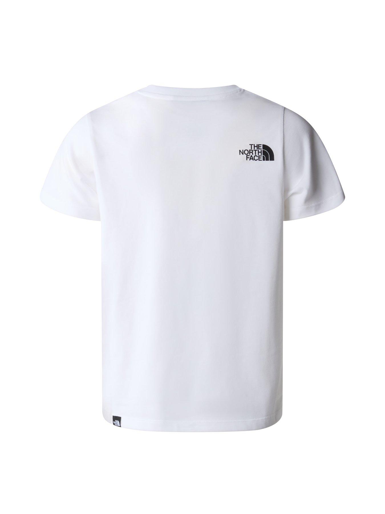 Image 2 of 2 of The North Face Boys Simple Dome Classic Fit T-Shirt - White
