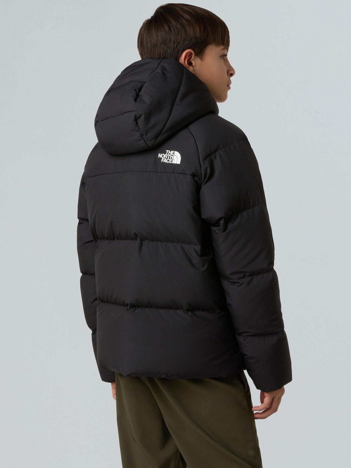 Image 6 of 6 of The North Face Boys Down Hooded Jacket - Black