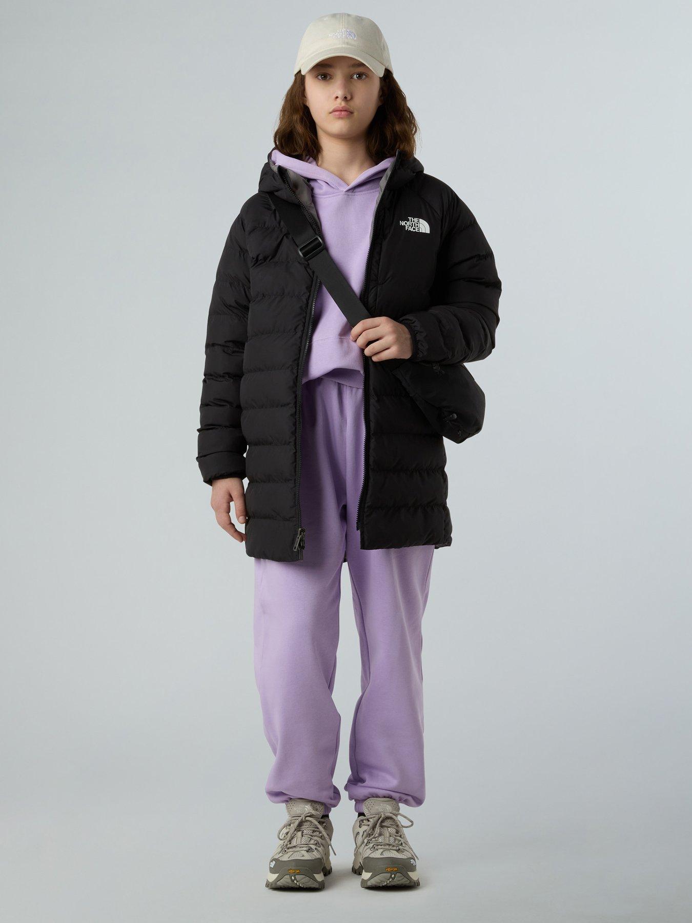 Image 4 of 5 of The North Face Girls Reversible Perrito Parka - Black