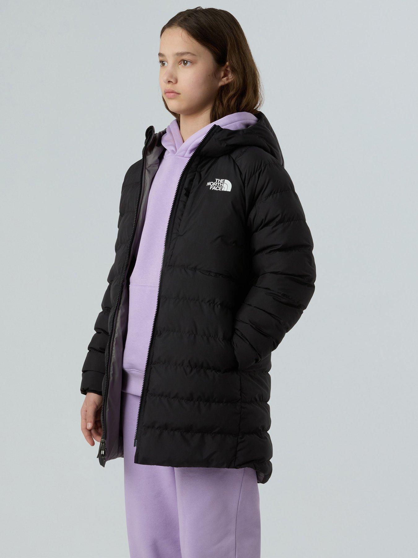 Image 5 of 5 of The North Face Girls Reversible Perrito Parka - Black