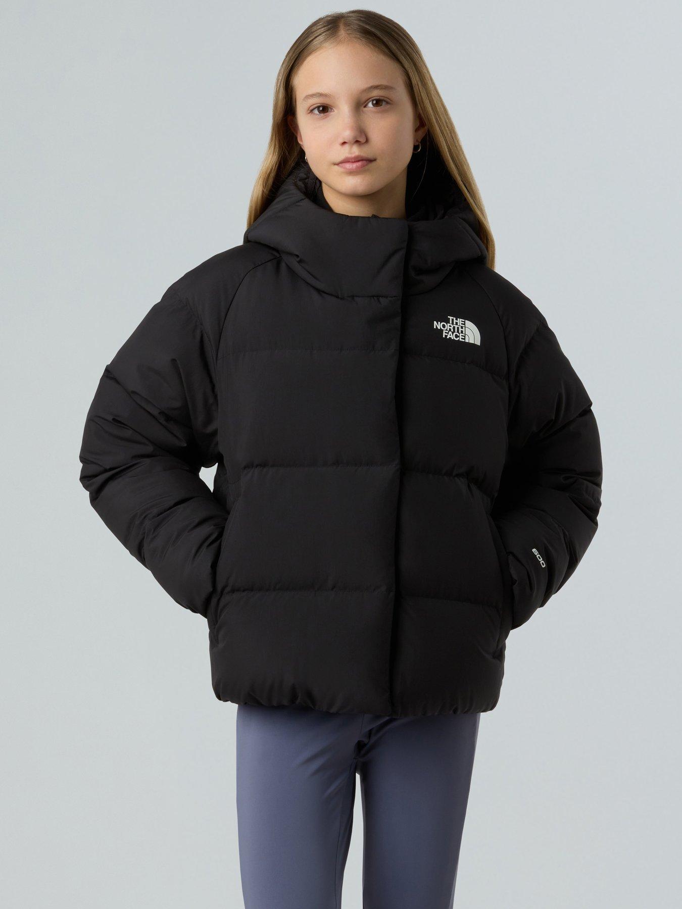 undefined Girls North Down Hooded Jacket - Black