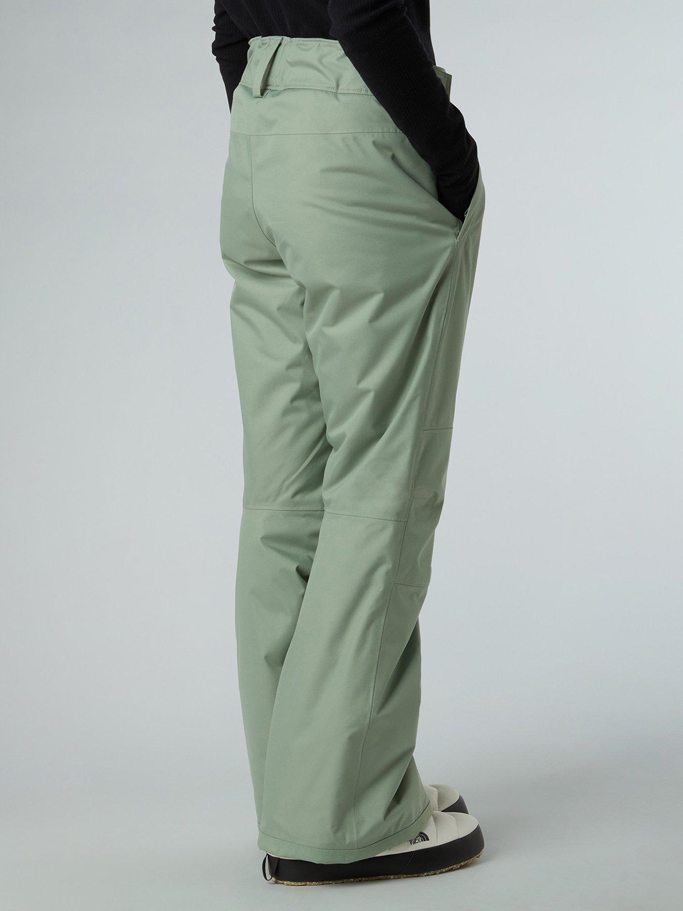  image of the-north-face-girls-freedom-insulated-ski-pant-green