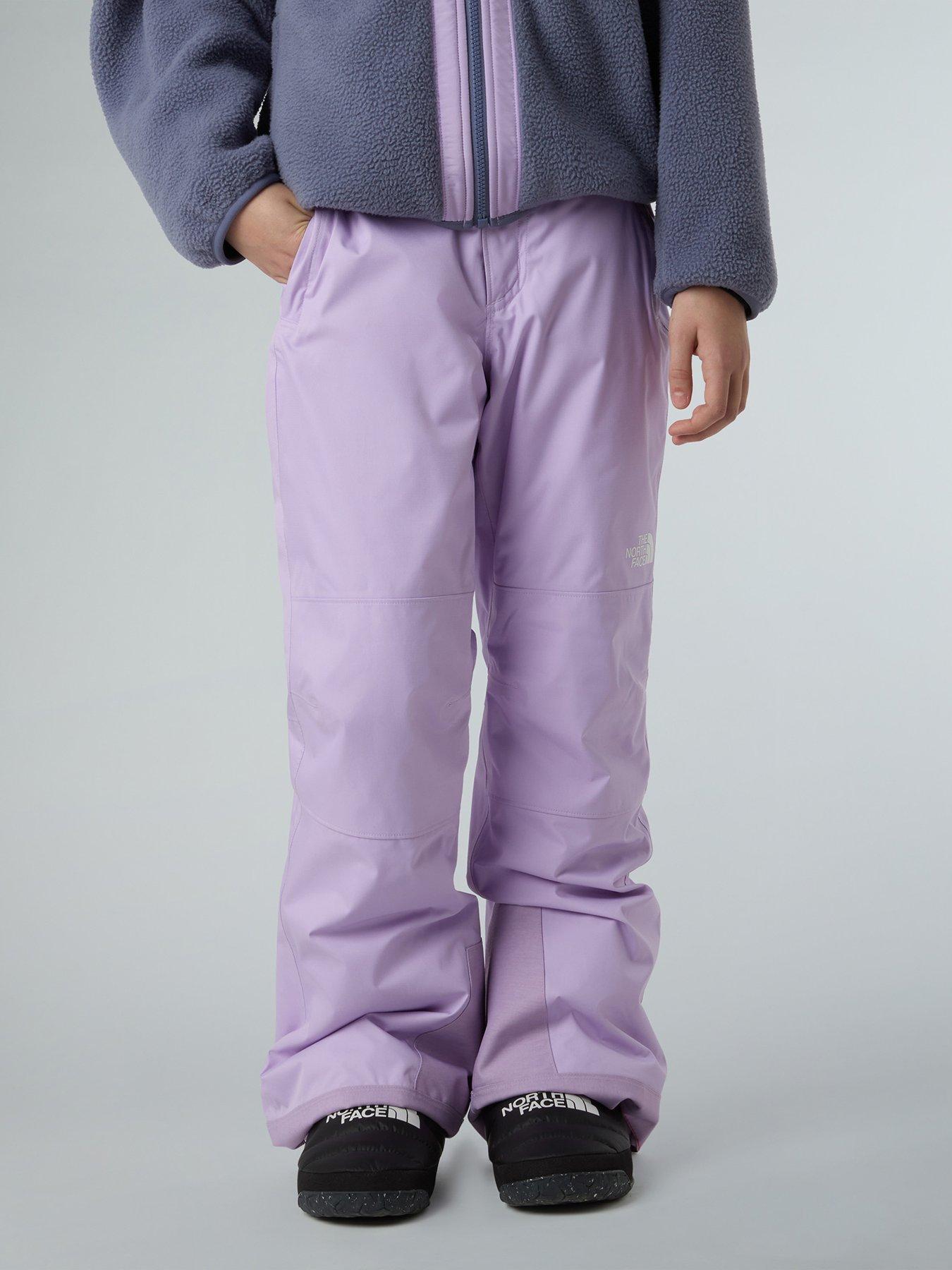 Image 1 of 3 of The North Face Girls Freedom Insulated Ski Pant - Purple