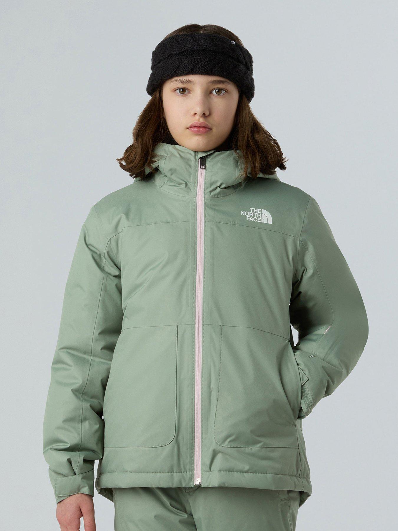 The North Face Girls Freedom Insulated Ski Jacket - Green