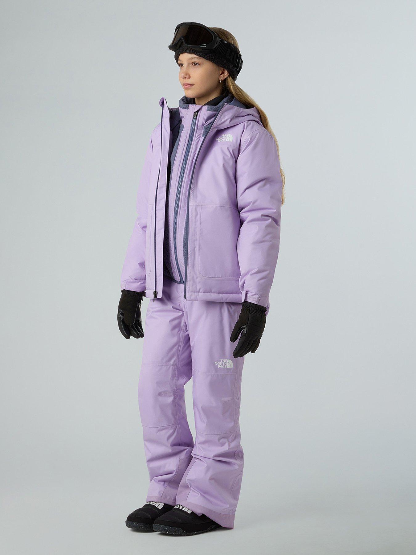  image of the-north-face-girls-freedom-insulated-ski-jacket-light-purple