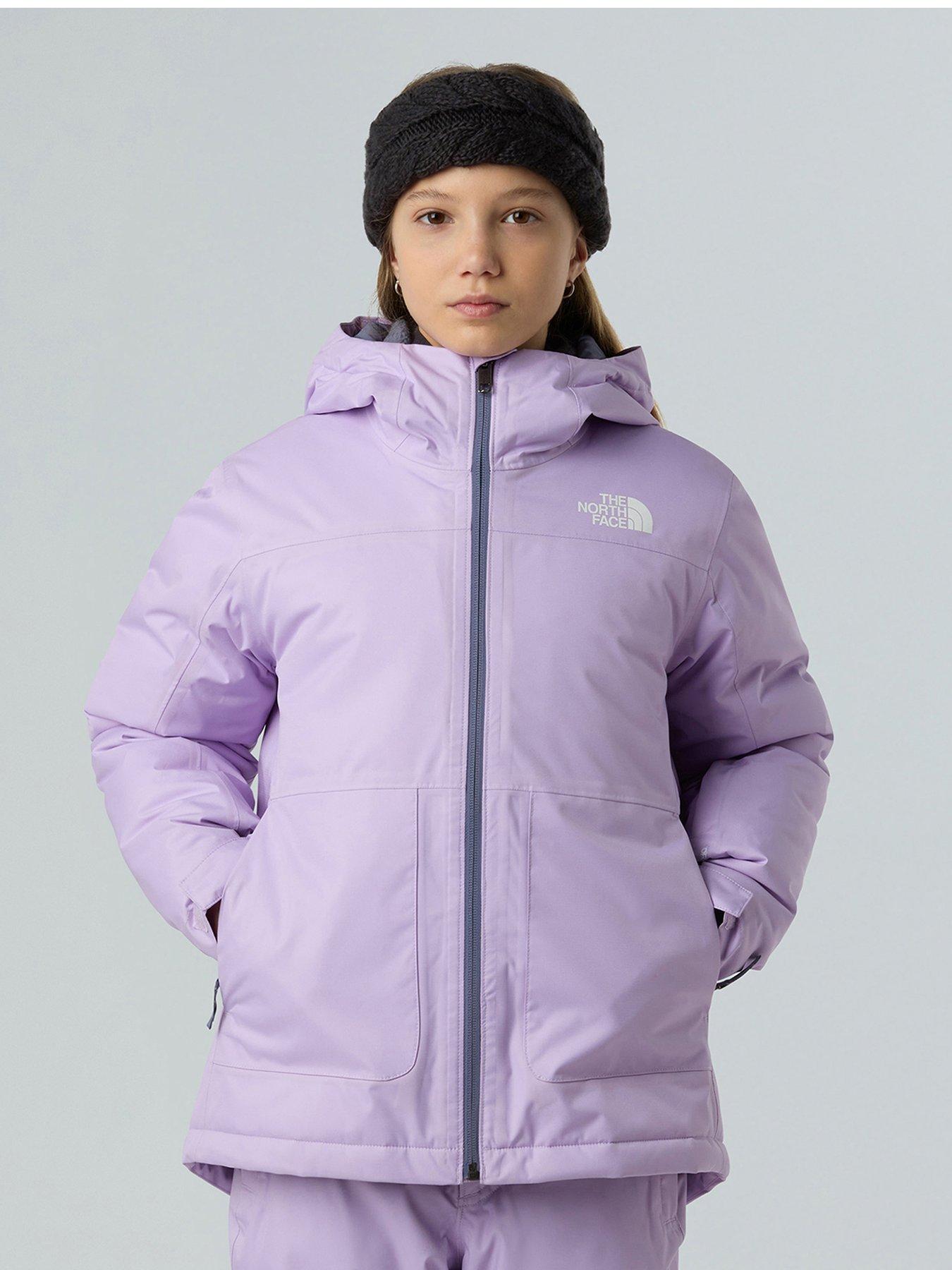 The North Face Girls Freedom Insulated Ski Jacket - Light Purple