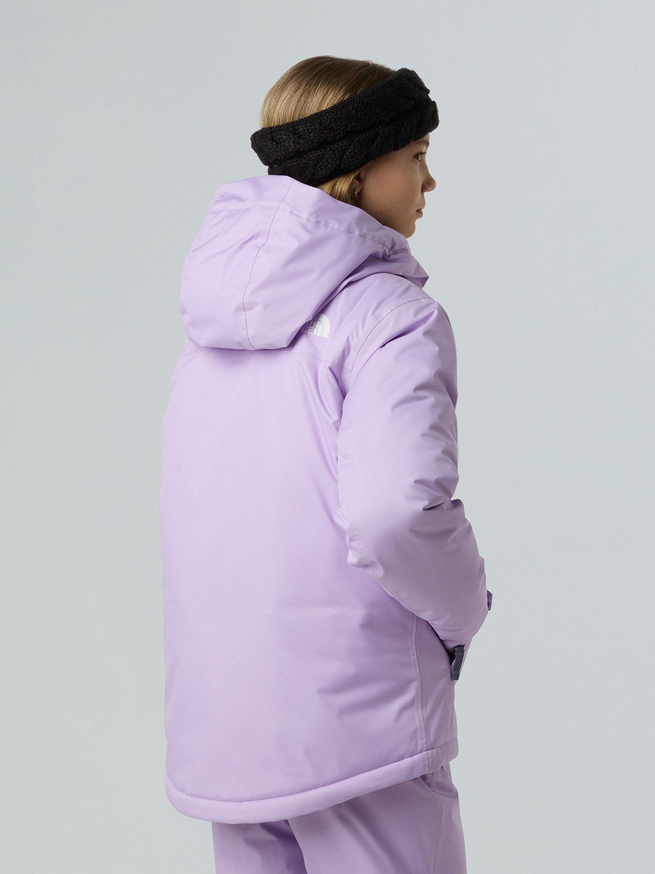  image of the-north-face-girls-freedom-insulated-ski-jacket-light-purple