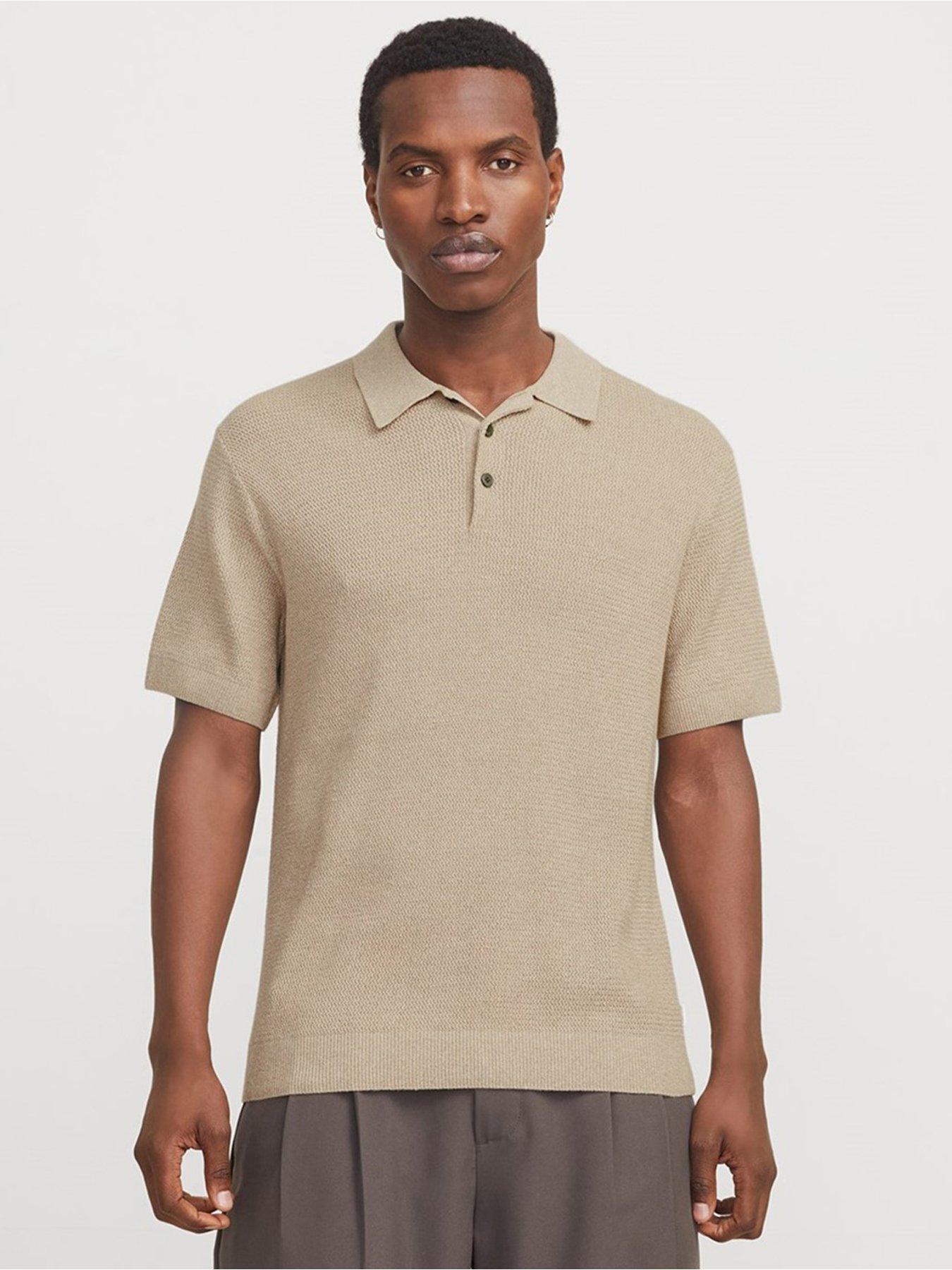 jack-jones-premium-knitted-polo-shirt-beige