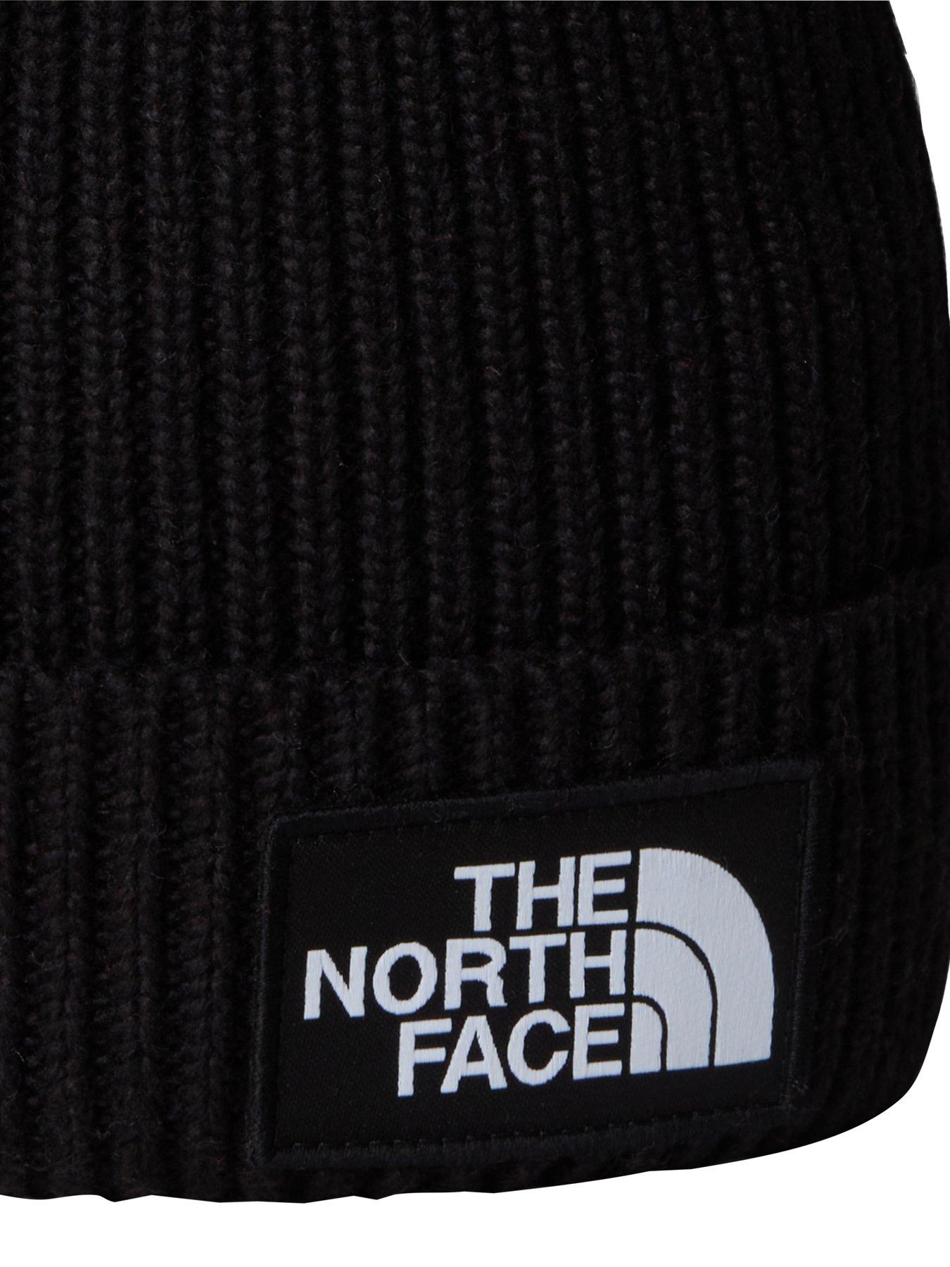  image of the-north-face-kids-logo-box-cuffed-beanienbsp--black