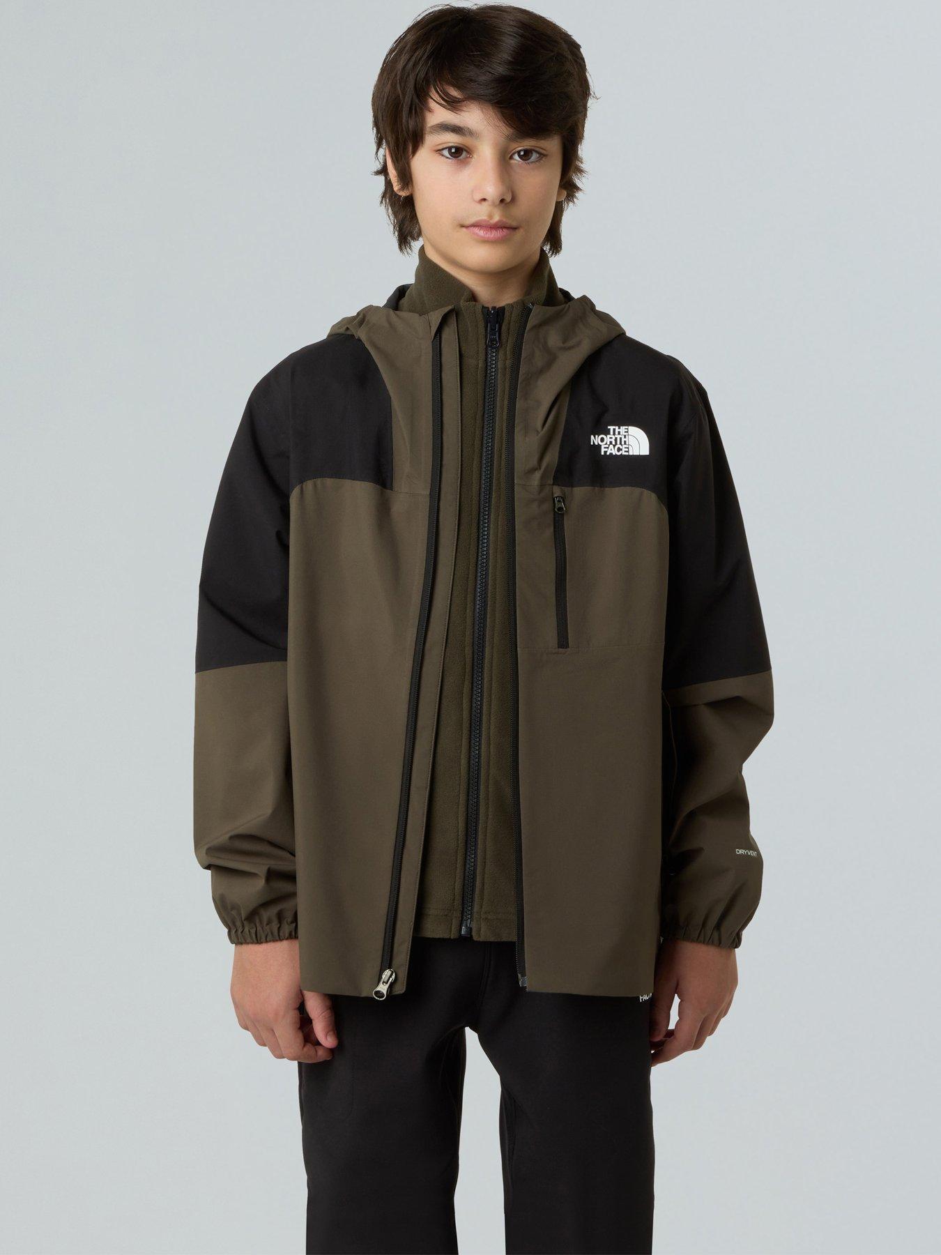 Image 6 of 6 of The North Face Teen Hike Packable Shell Jacket - Brown