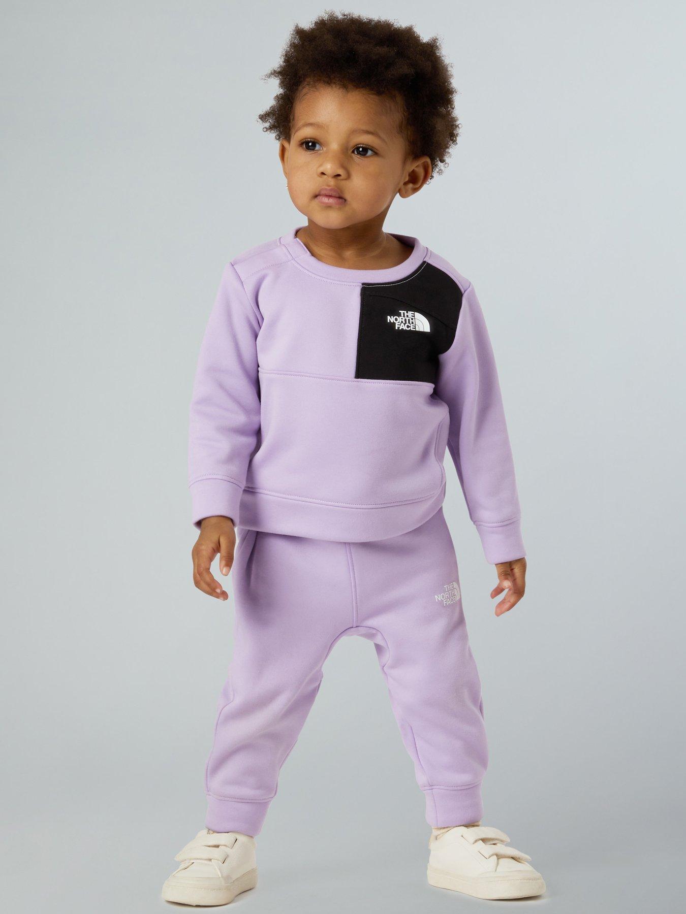 Image 1 of 7 of The North Face Baby Tnf Performance Fleece Set - Purple