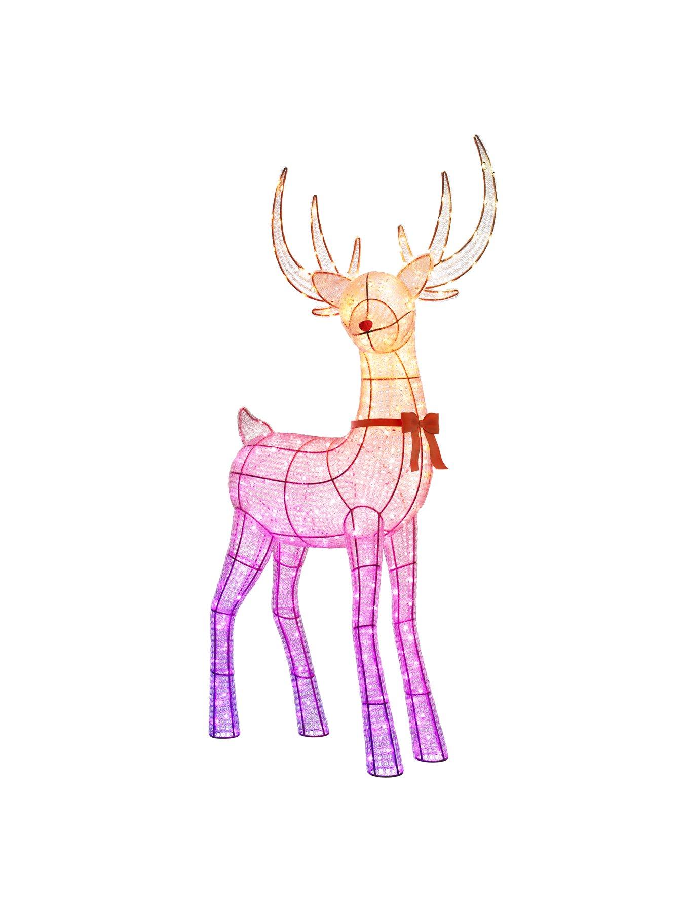 Image 1 of 7 of Twinkly Reindeers Stag 250 Smart RGB + Warm White LEDs, IP44 for Outdoor Lighting Decoration