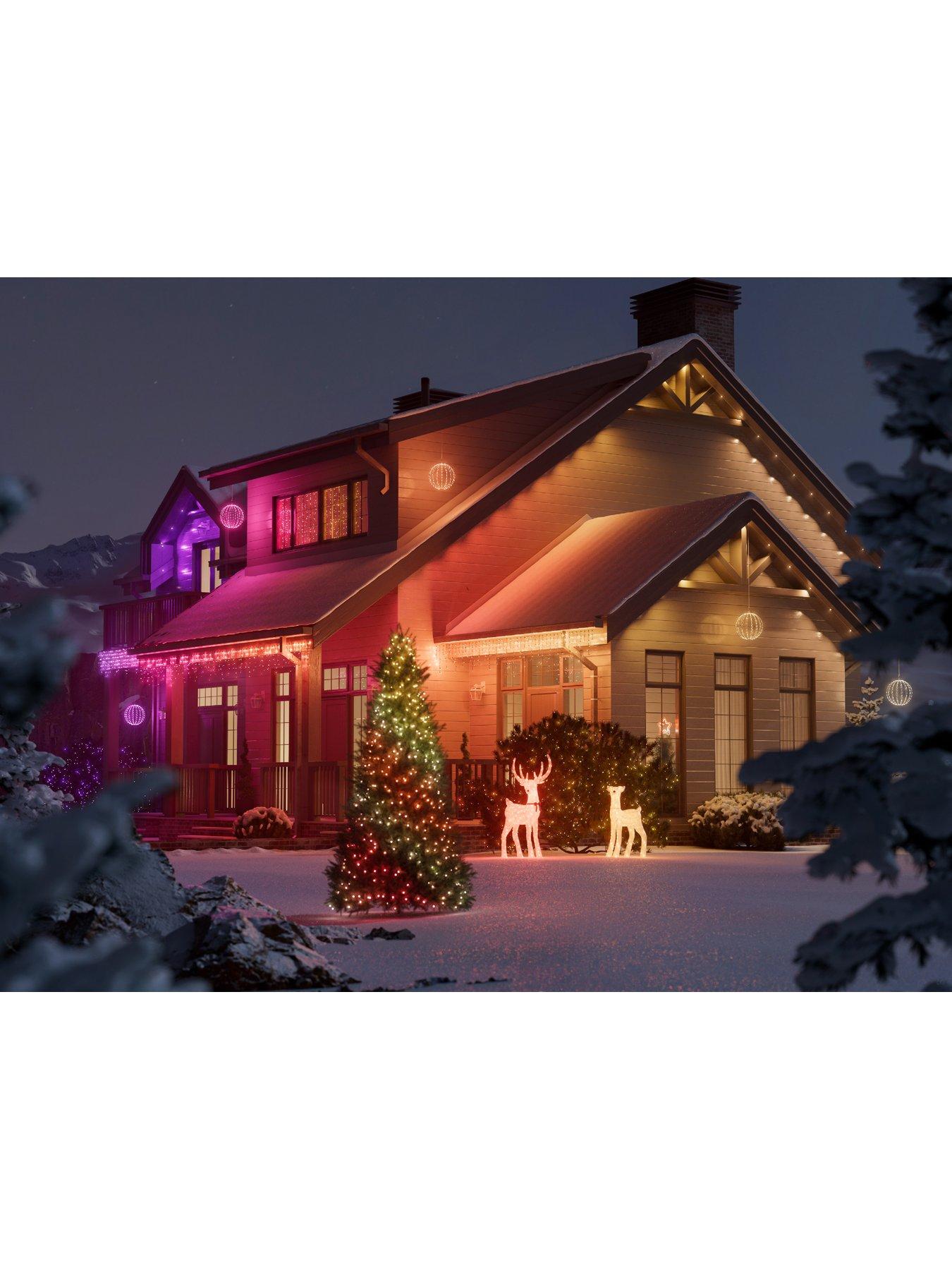 Image 7 of 7 of Twinkly Reindeers Stag 250 Smart RGB + Warm White LEDs, IP44 for Outdoor Lighting Decoration