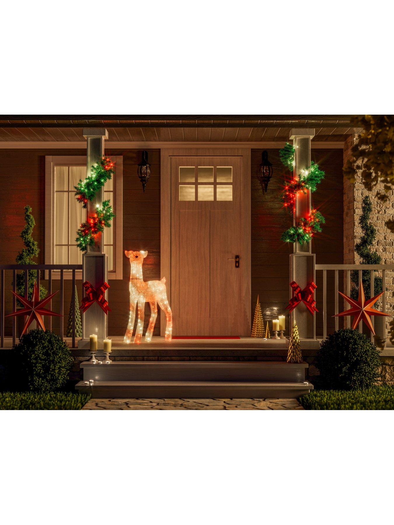 Image 4 of 7 of Twinkly Reindeers Doe 200 Smart RGB + Warm White LEDs, IP44 for Outdoor Lighting Decoration