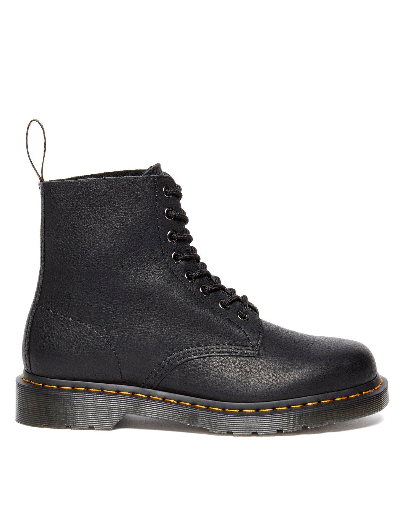  image of dr-martens-1460-ambassador-soft-leather-lace-up-boots-black