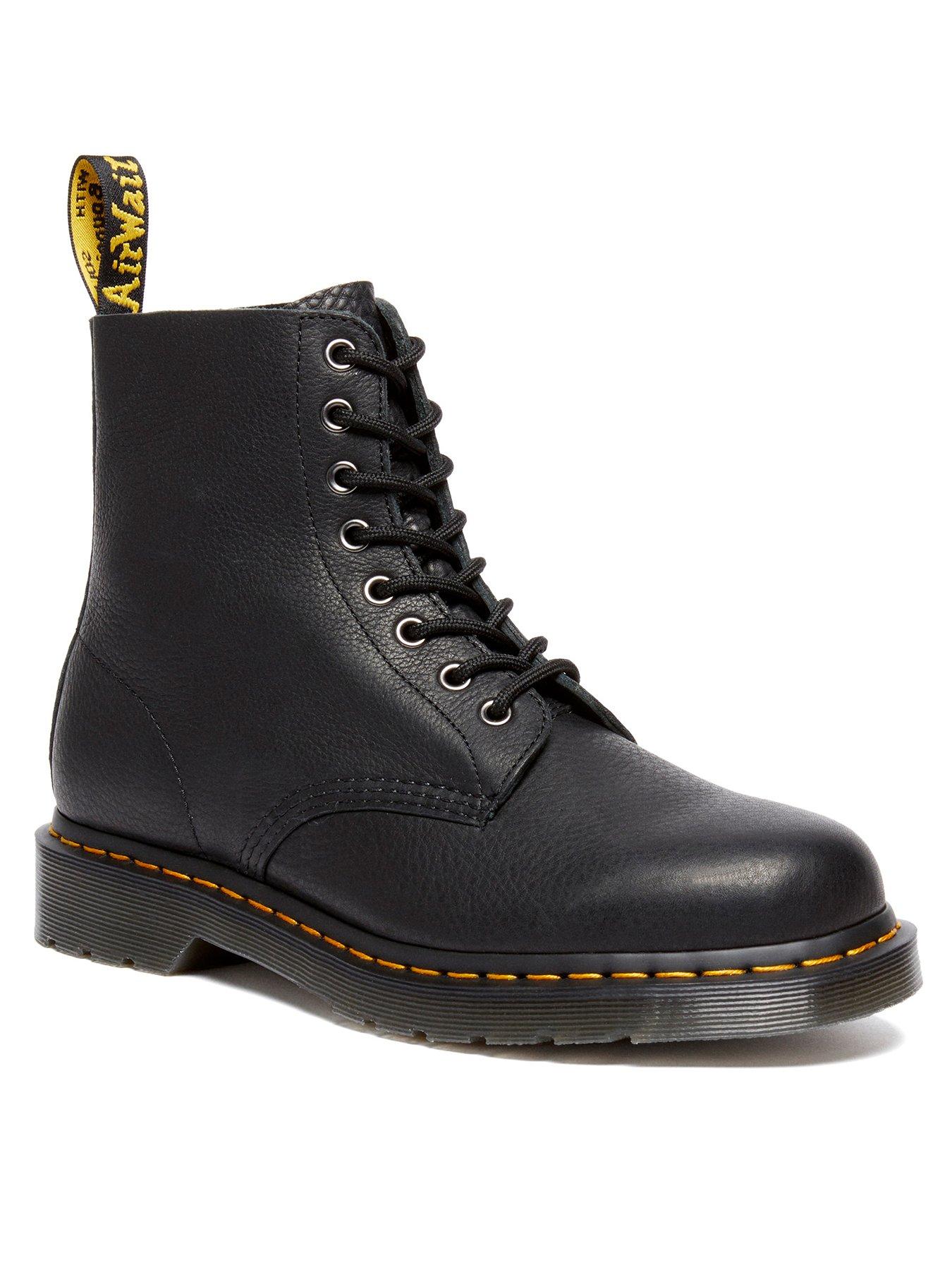  image of dr-martens-1460-ambassador-soft-leather-lace-up-boots-black
