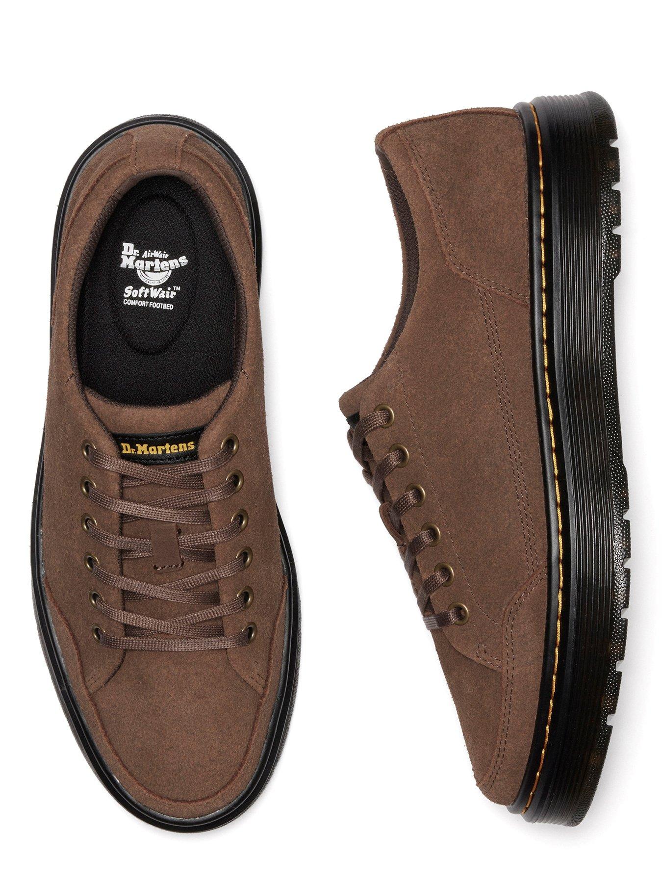 Image 3 of 5 of Dr Martens Dr Brookline 6 Eye 6 Eye Bronx Suede Lace Up Shoe - Dark Brown