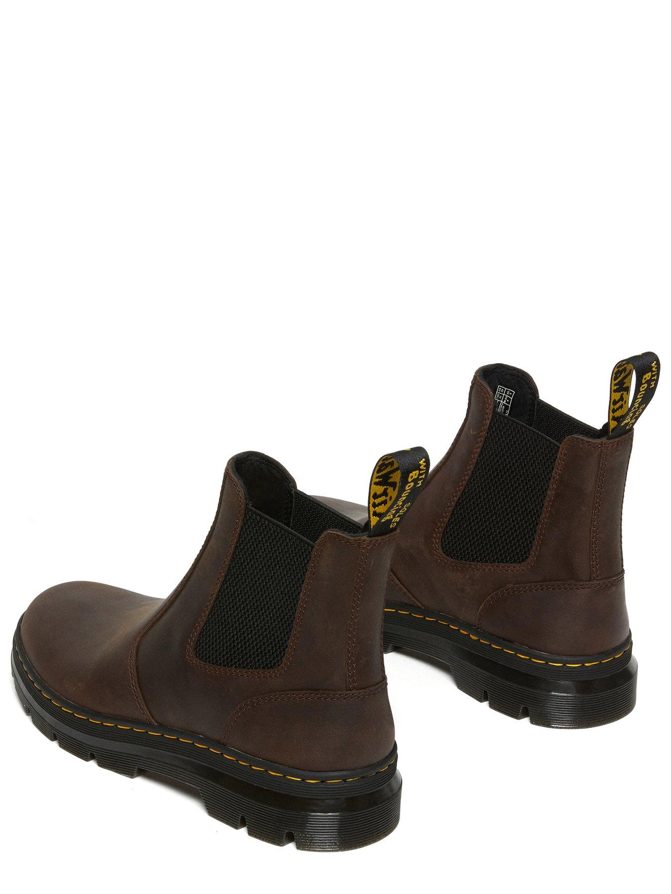  image of dr-martens-embury-crazy-horse-leather-casual-boots-dark-brown