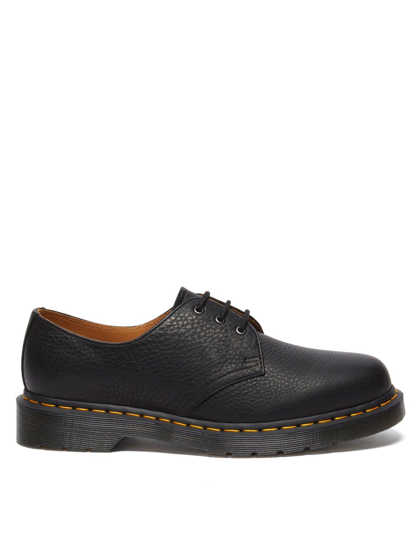 Dr Martens 1461 3 Eye Smooth Leather Lace Up Shoe - Black
