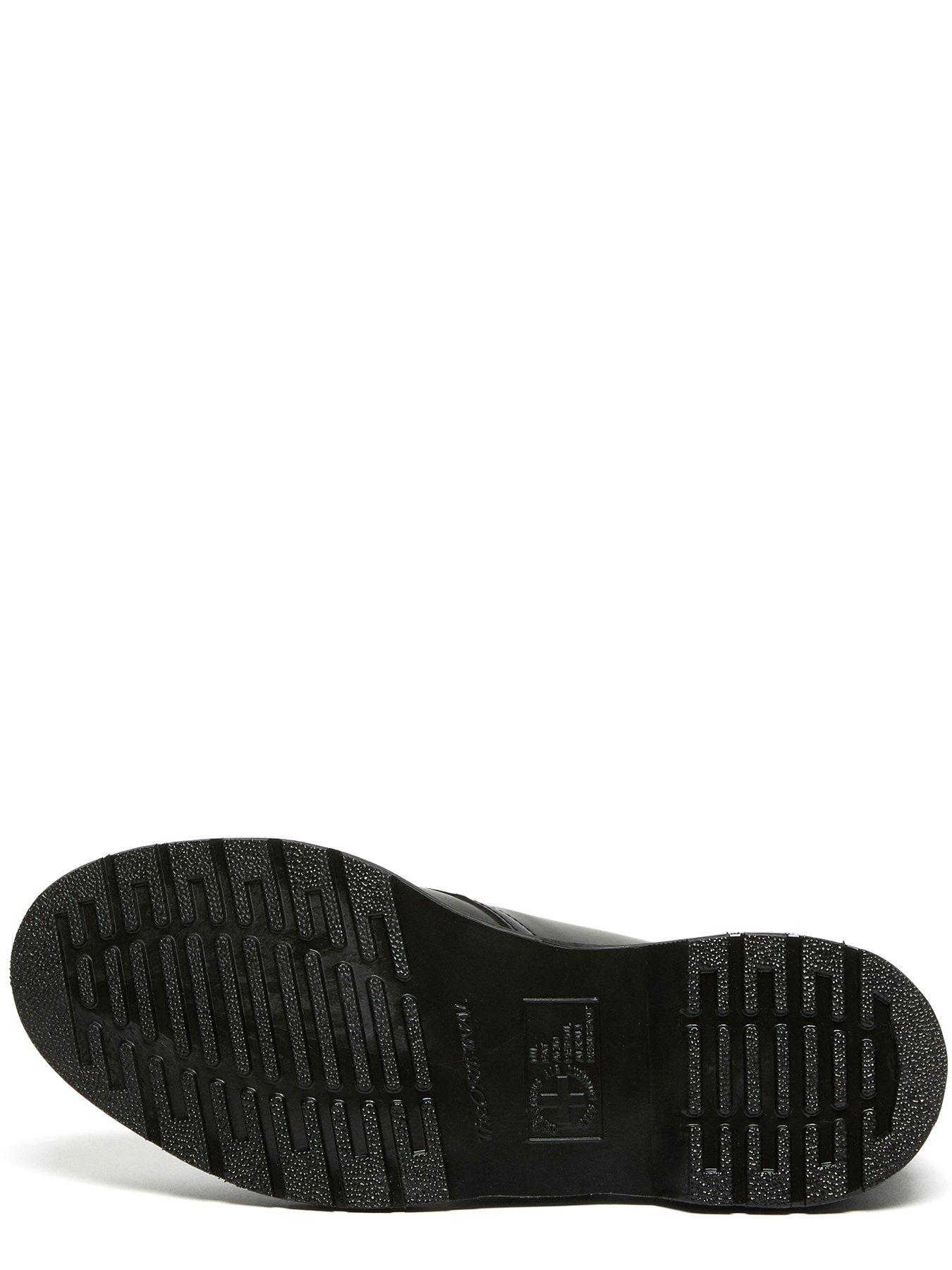  image of dr-martens-1461-mono-smooth-leather-oxford-shoes-black