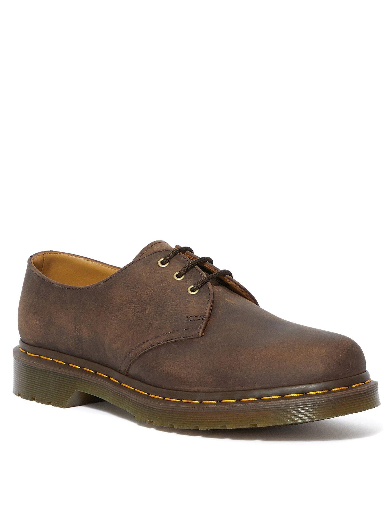 Image 2 of 7 of Dr Martens 1461 Crazy Horse Leather Oxford Shoes - Brown