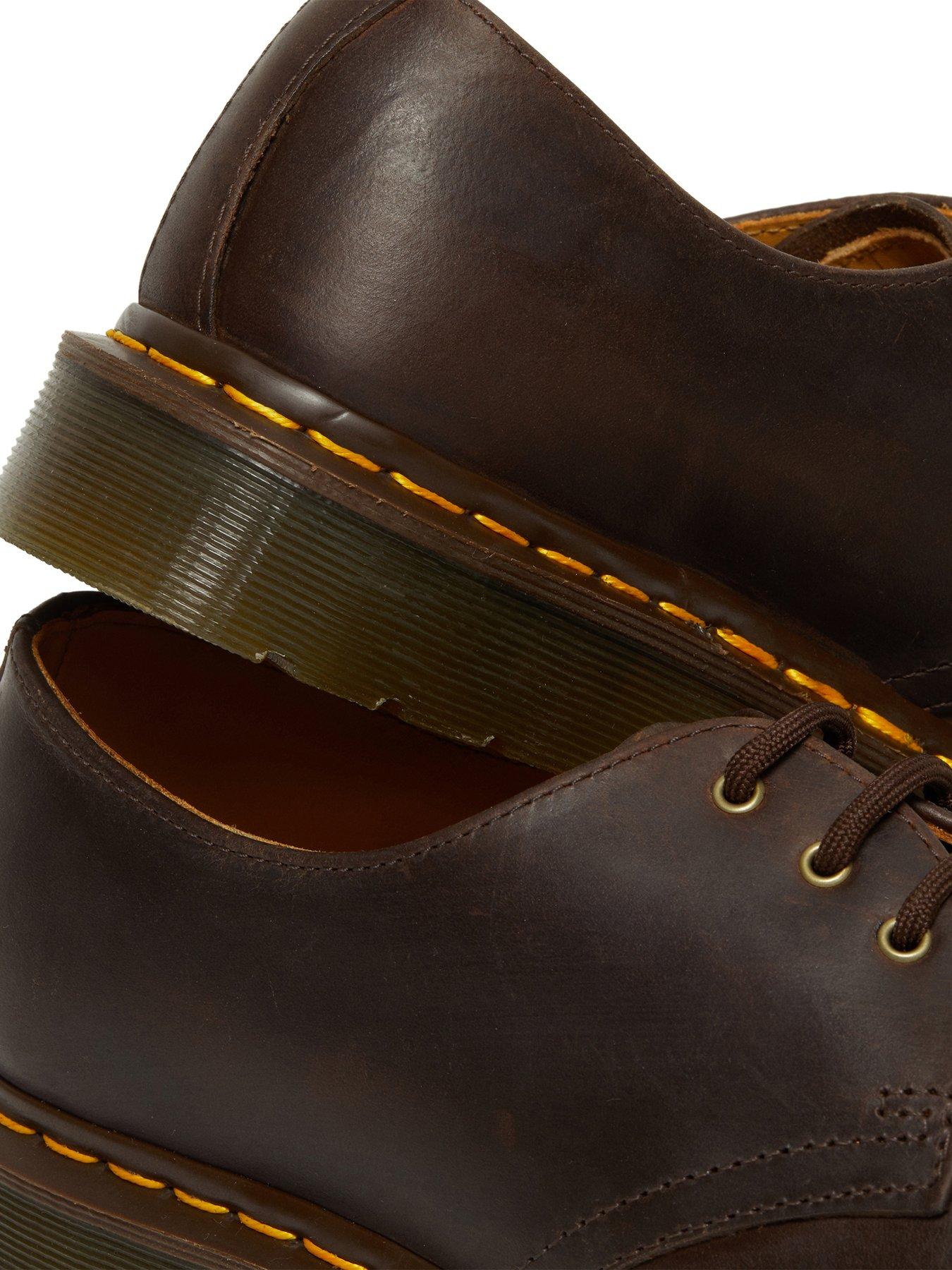 Image 7 of 7 of Dr Martens 1461 Crazy Horse Leather Oxford Shoes - Brown
