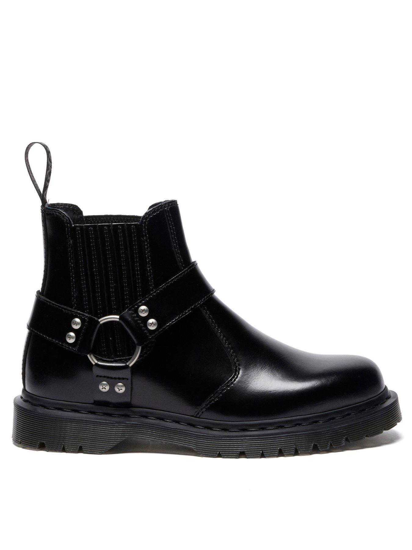 Dr Martens Dr 2976 Harness Analine Chelsea Boot - Black