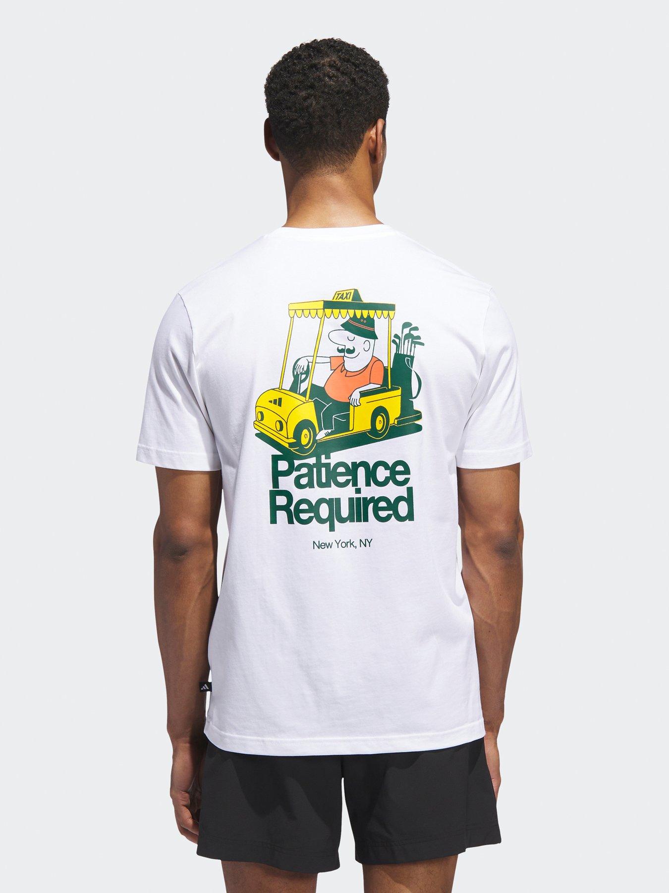 Image 2 of 5 of adidas Mens Golf Chip Nyc T-Shirt - White