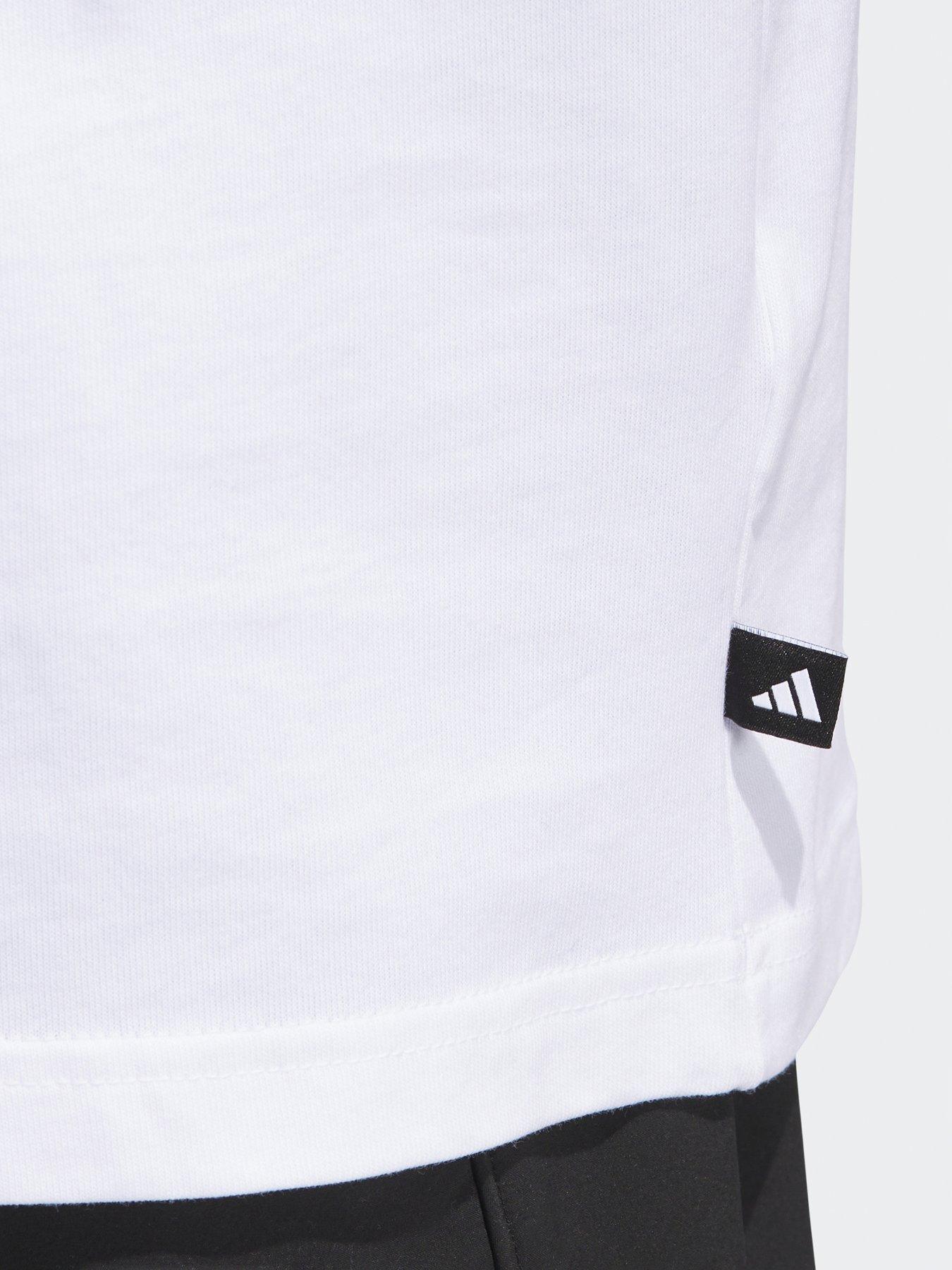 Image 5 of 5 of adidas Mens Golf Chip Nyc T-Shirt - White