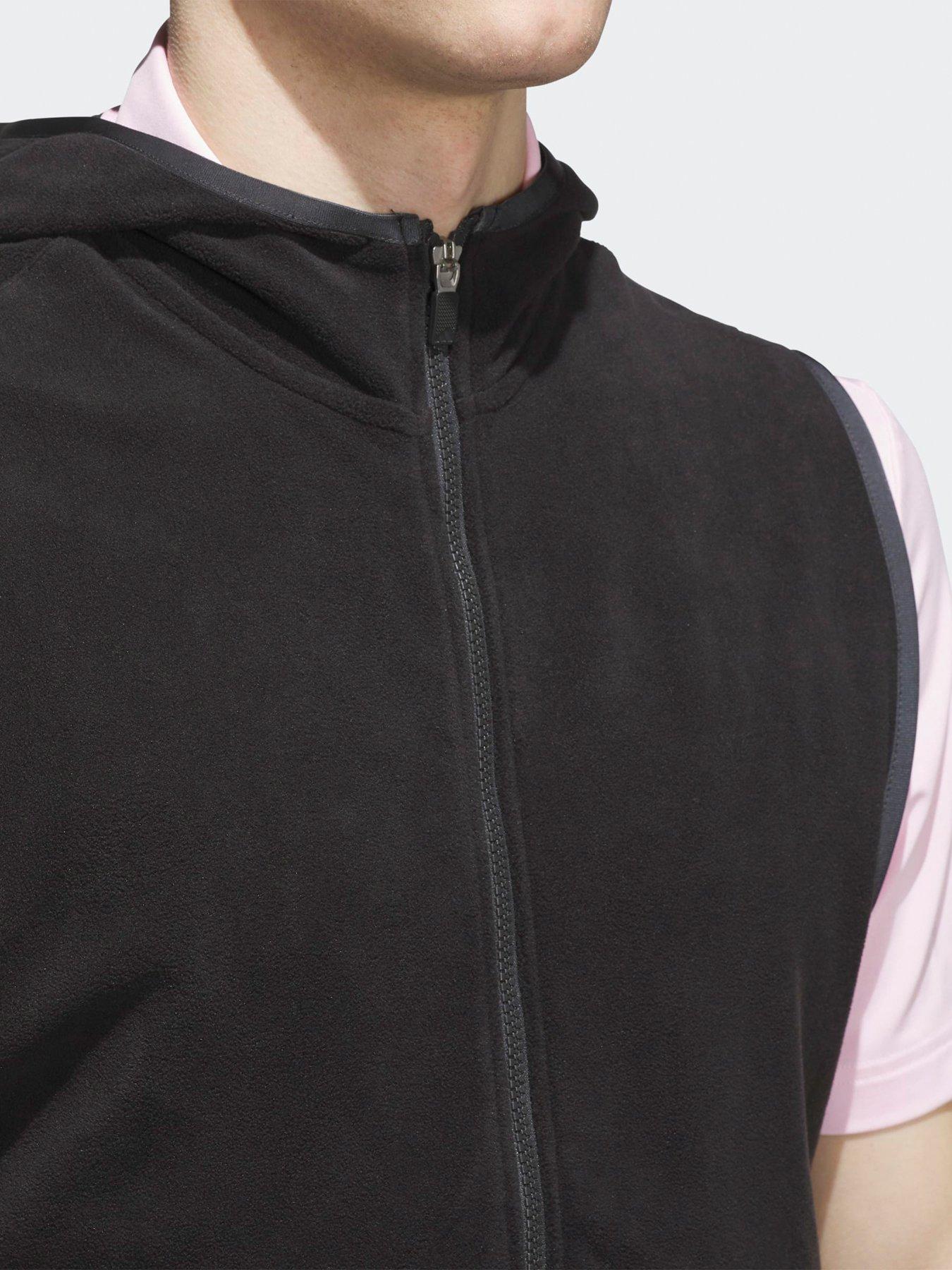 Image 3 of 4 of adidas Mens Golf Ultimate Hoodie Vest - Black