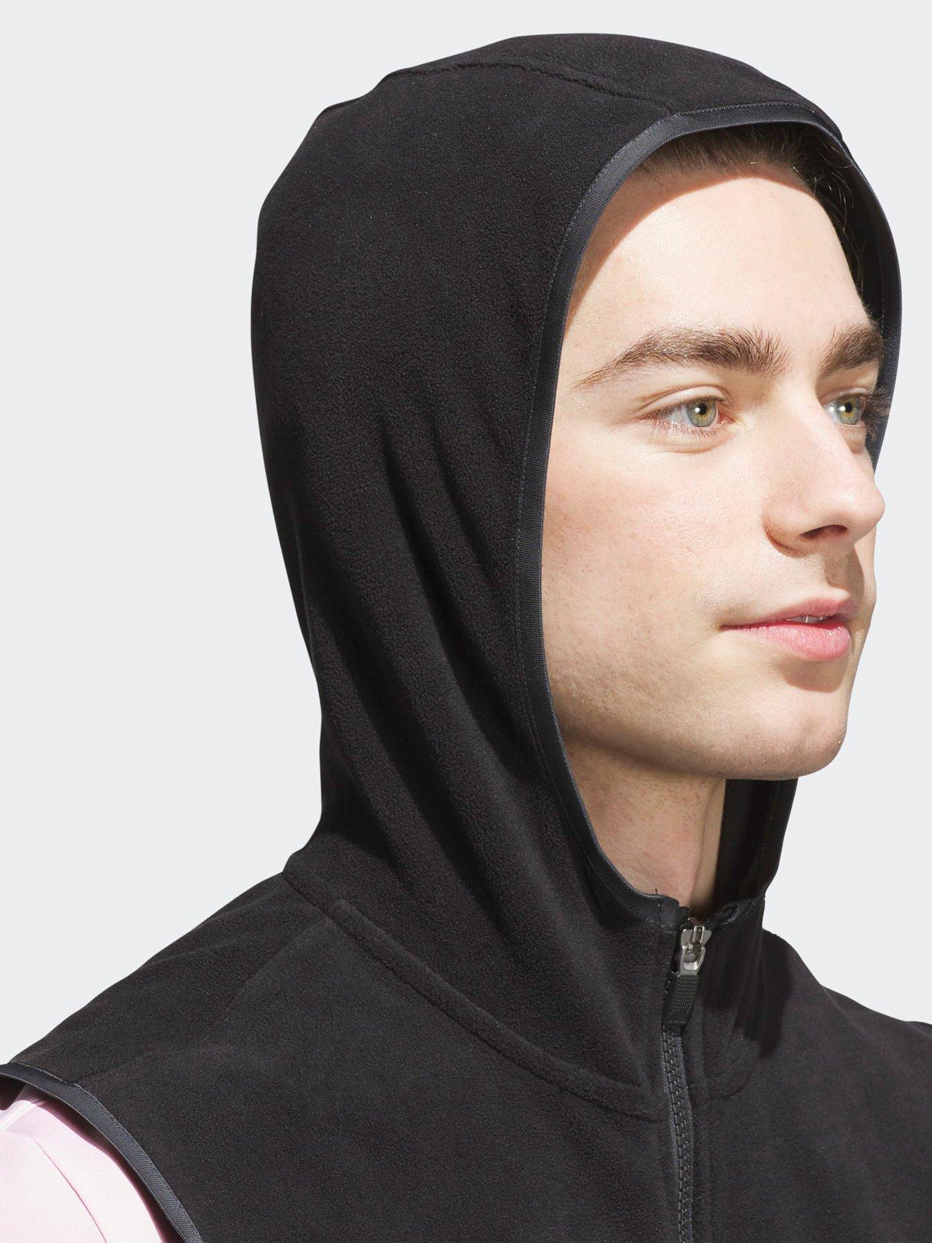 Image 4 of 4 of adidas Mens Golf Ultimate Hoodie Vest - Black