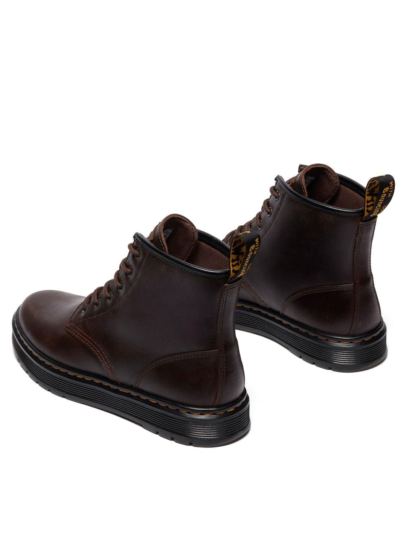  image of dr-martens-brookline-crazy-horse-leather-chukka-boots-dark-brown