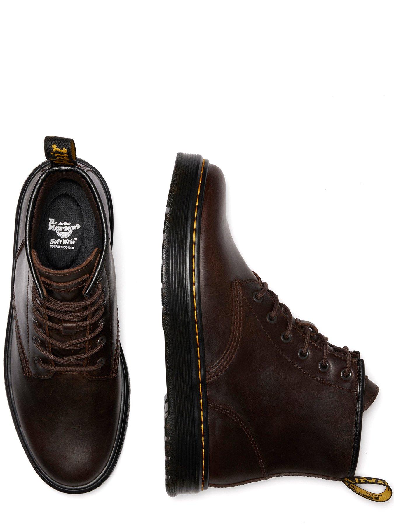  image of dr-martens-brookline-crazy-horse-leather-chukka-boots-dark-brown