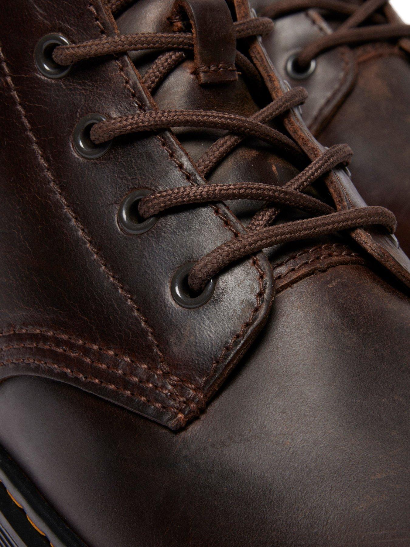  image of dr-martens-brookline-crazy-horse-leather-chukka-boots-dark-brown