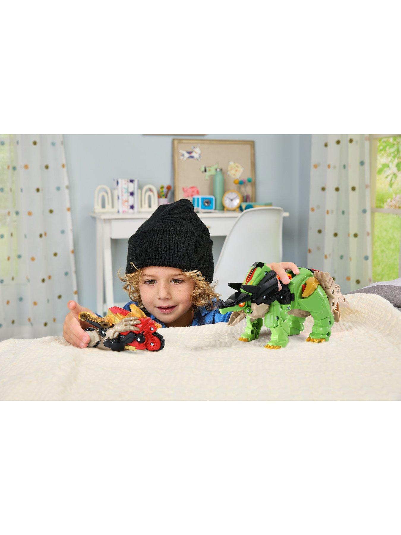  image of vtech-switch-amp-go-dinos-armour-up-triceratops-spinosaurus