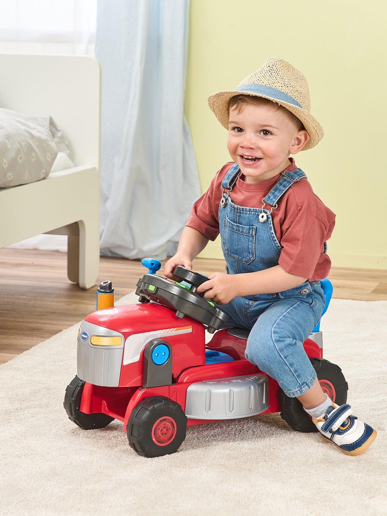 Image 1 of 7 of VTech 3-in-1 Mow and Grow Tractor Ride-On
