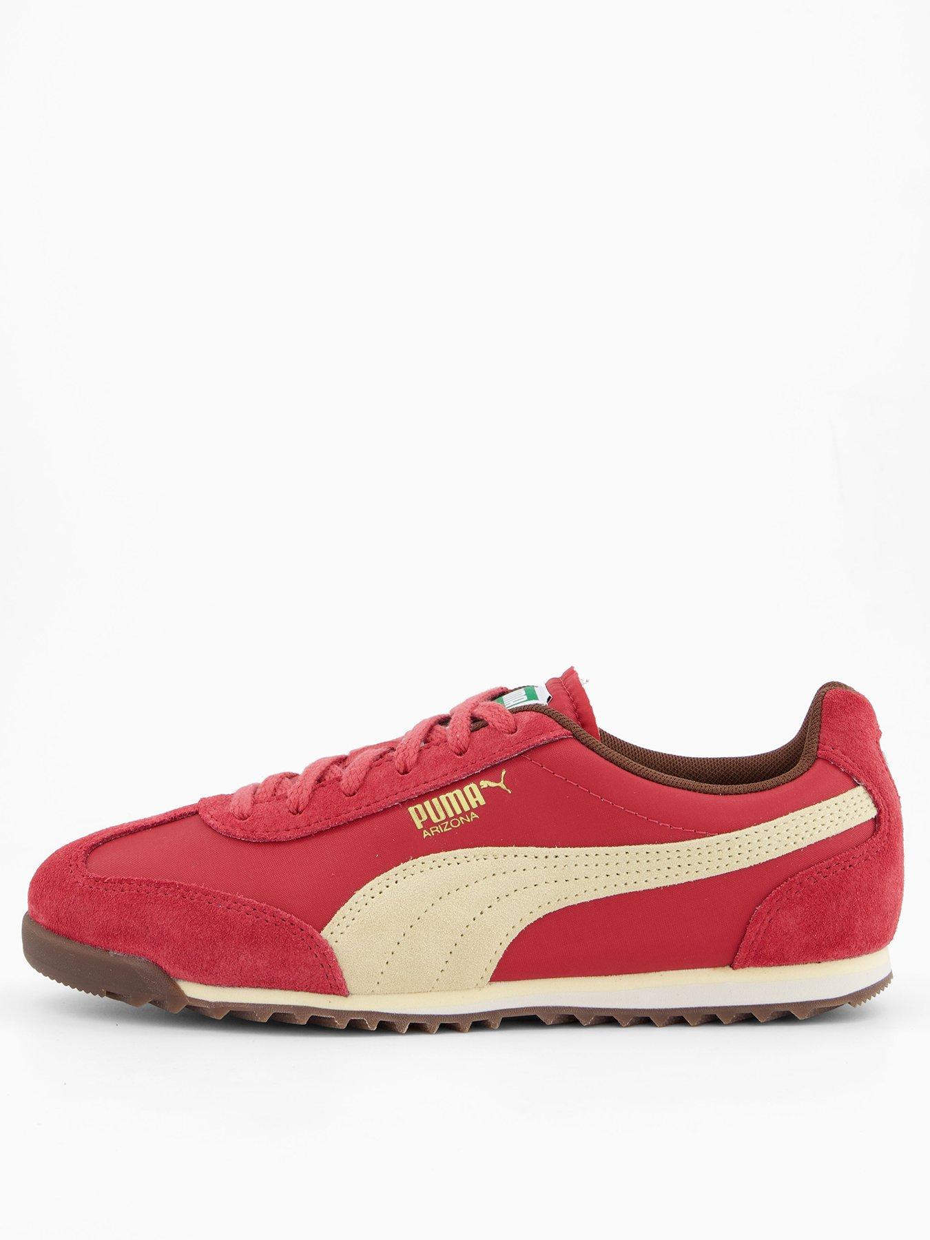 Puma Womens Arizona Nylon Trainer -Burgundy - Red