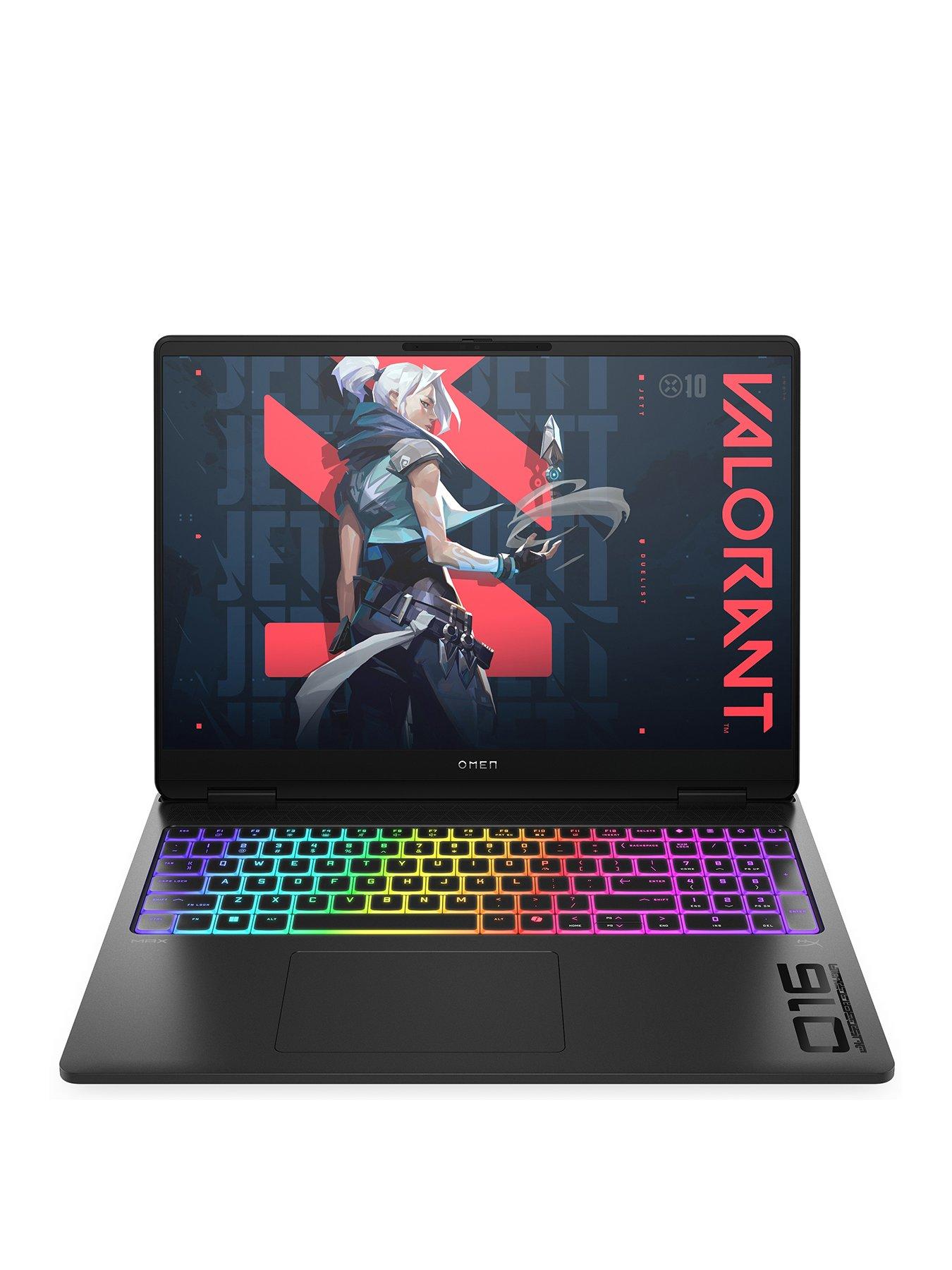 front image of hp-omen-16-ak0001na-gaming-laptop-geforce-rtx-5070-ti-amd-ryzen-ai-9-32gb-ram-1tb-ssd-16in-black