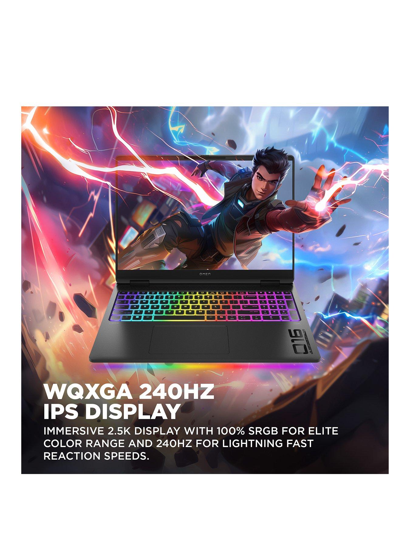  image of hp-omen-16-ak0001na-gaming-laptop-geforce-rtx-5070-ti-amd-ryzen-ai-9-32gb-ram-1tb-ssd-16in-black