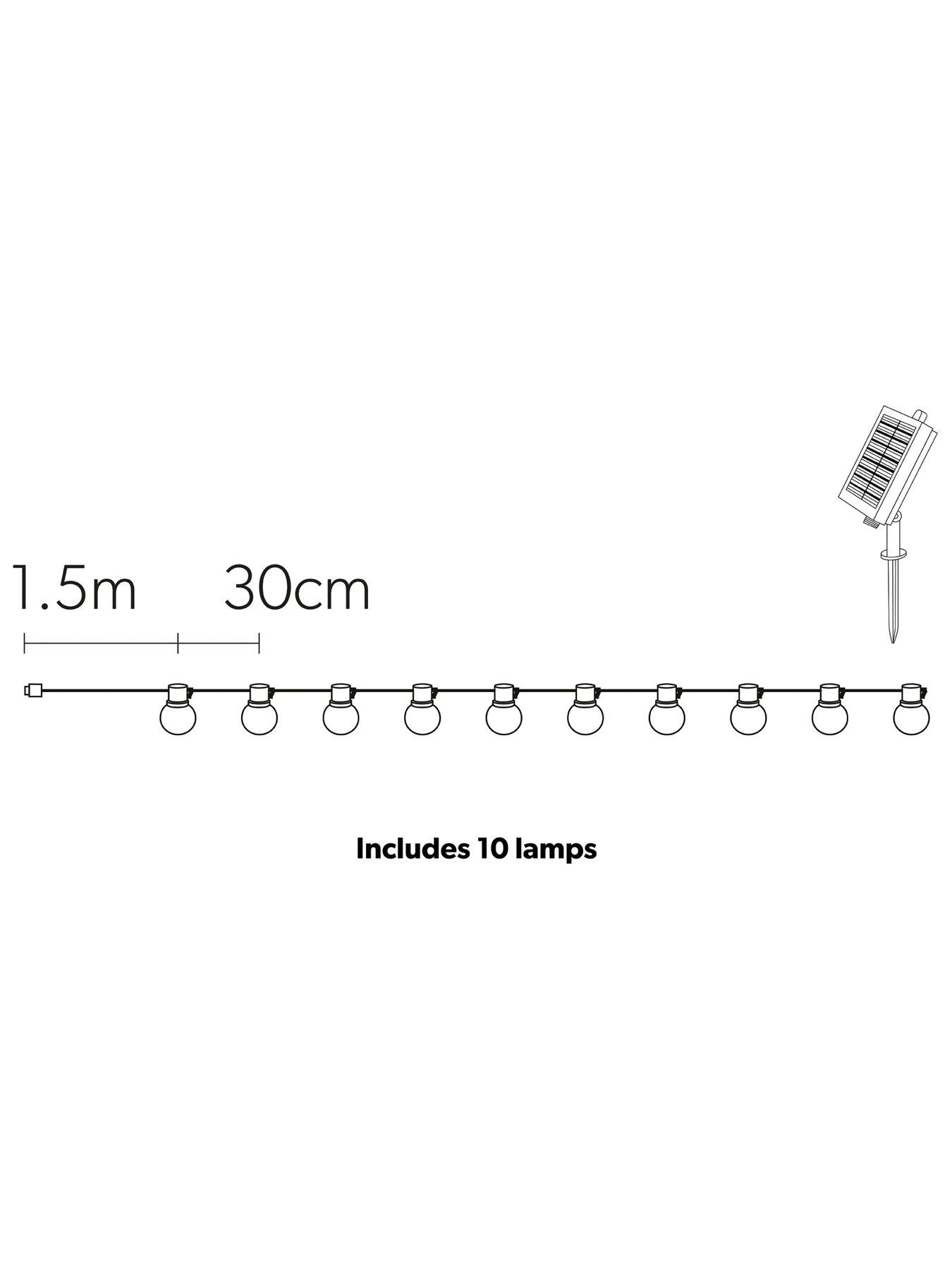 Image 5 of 5 of 4Lite Antheia Solar Festoon Lights 3m