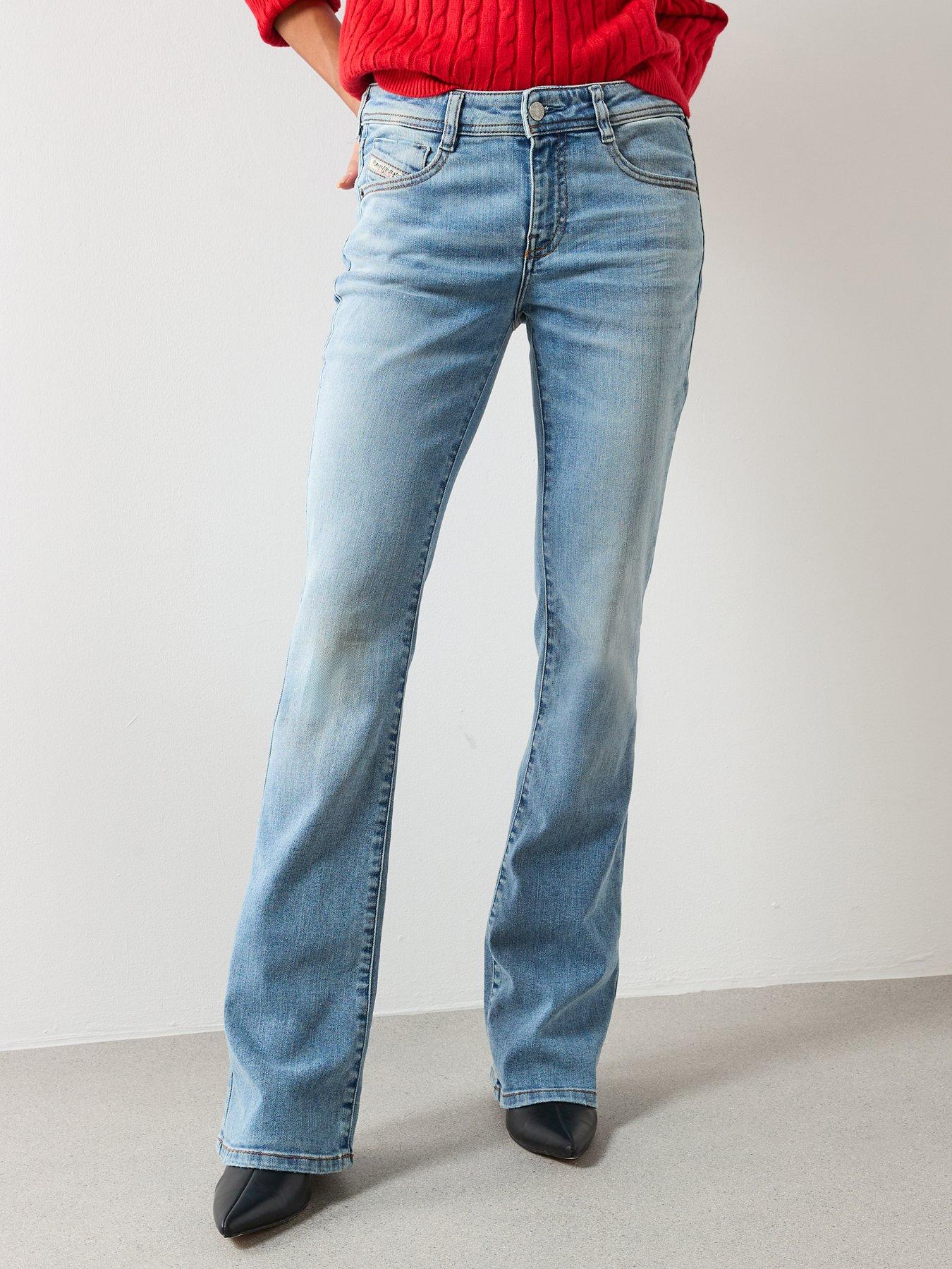 Diesel 1969 D-Ebbey Bootcut Fit Jeans - Light Wash