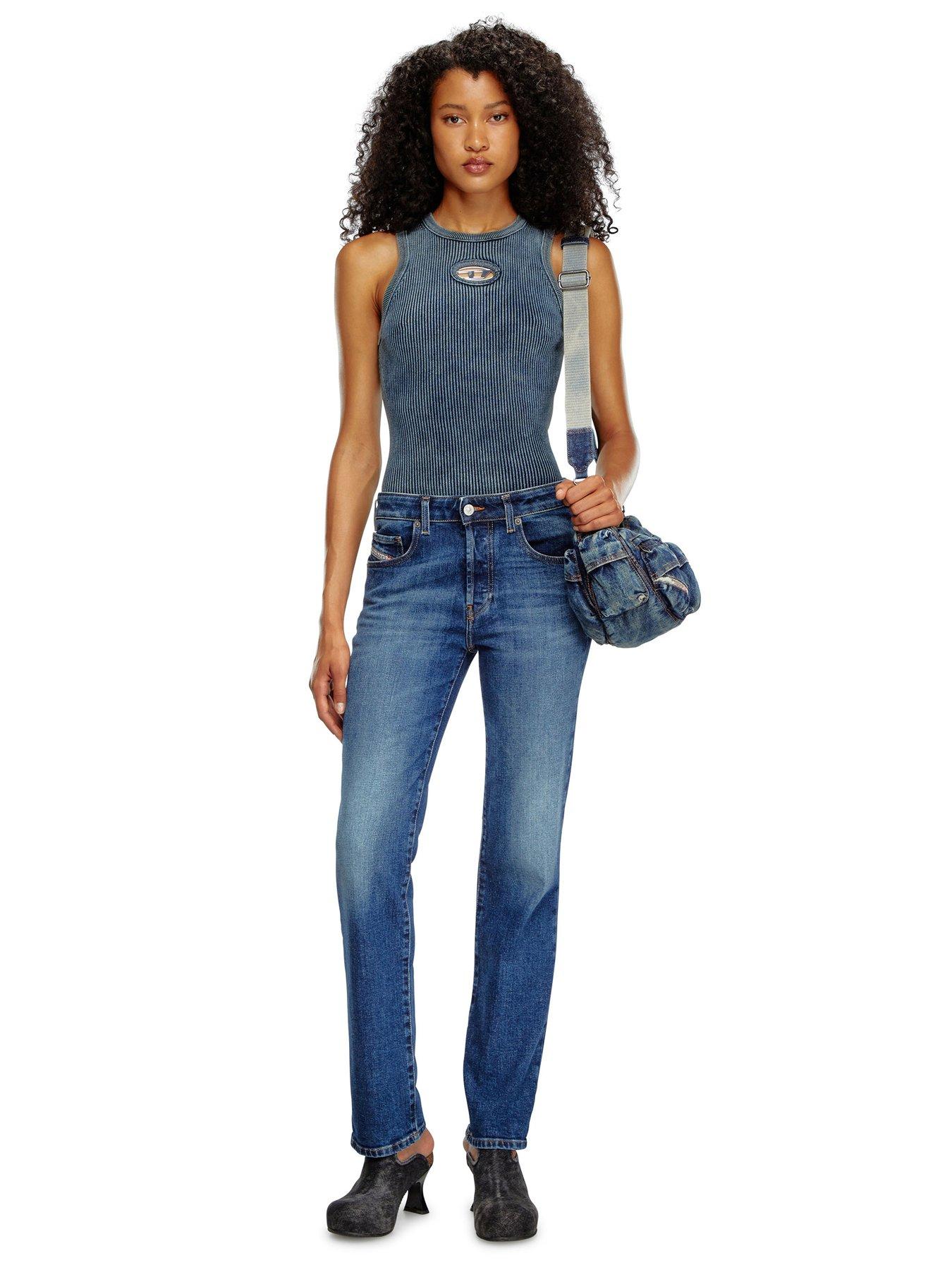 Image 1 of 4 of Diesel 1989 D-mine Straight Fit Jean - Light Wash