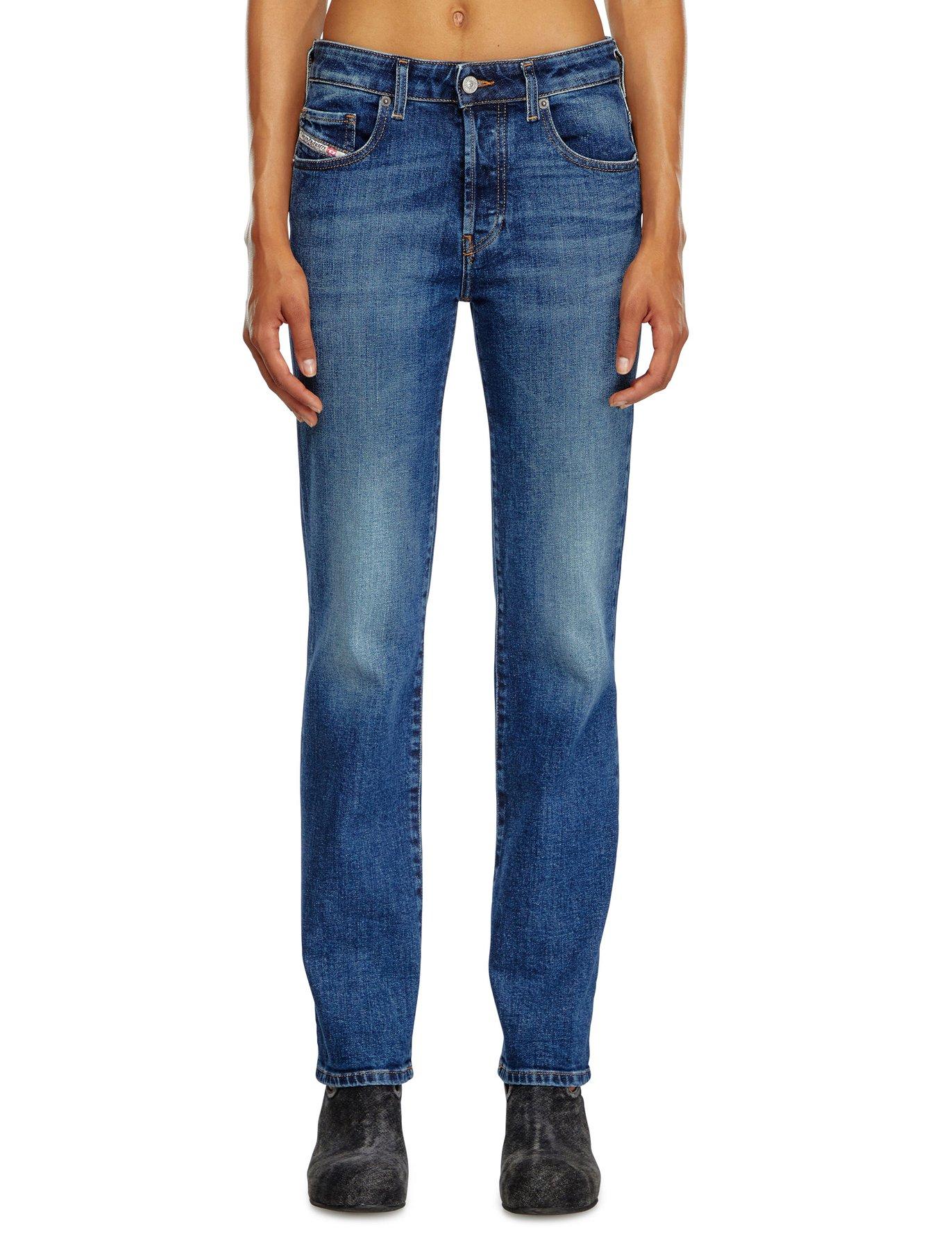 Image 3 of 4 of Diesel 1989 D-mine Straight Fit Jean - Light Wash
