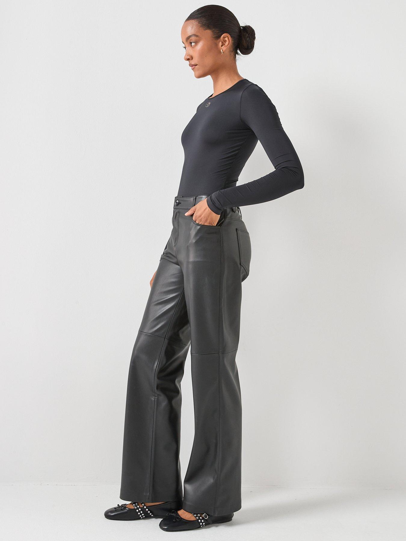  image of diesel-angelina-d-logo-long-sleeve-bodysuit-black