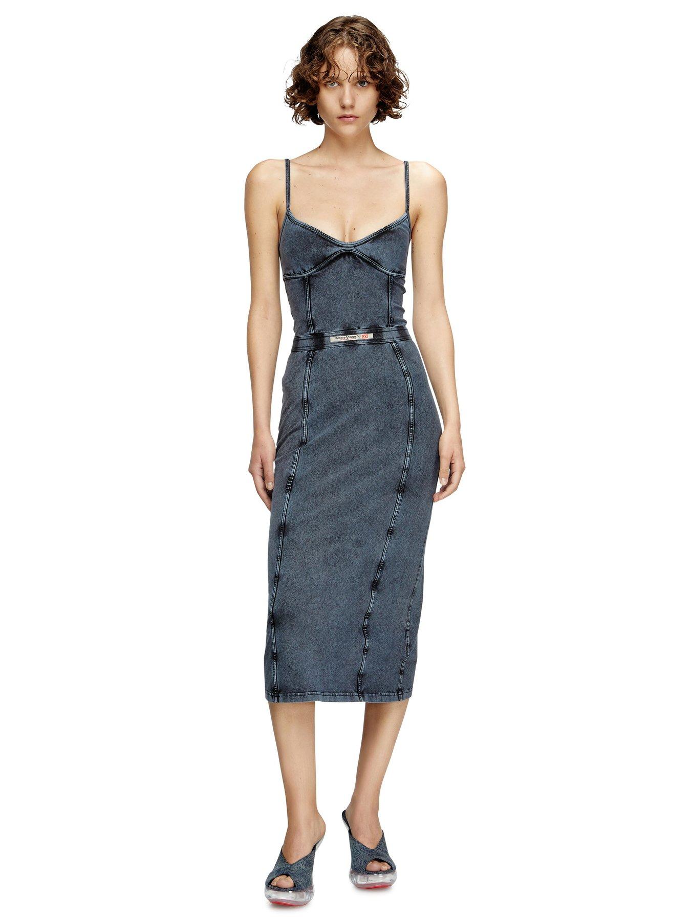 Diesel D-ony Slip Bodycon Dress - Dark Blue